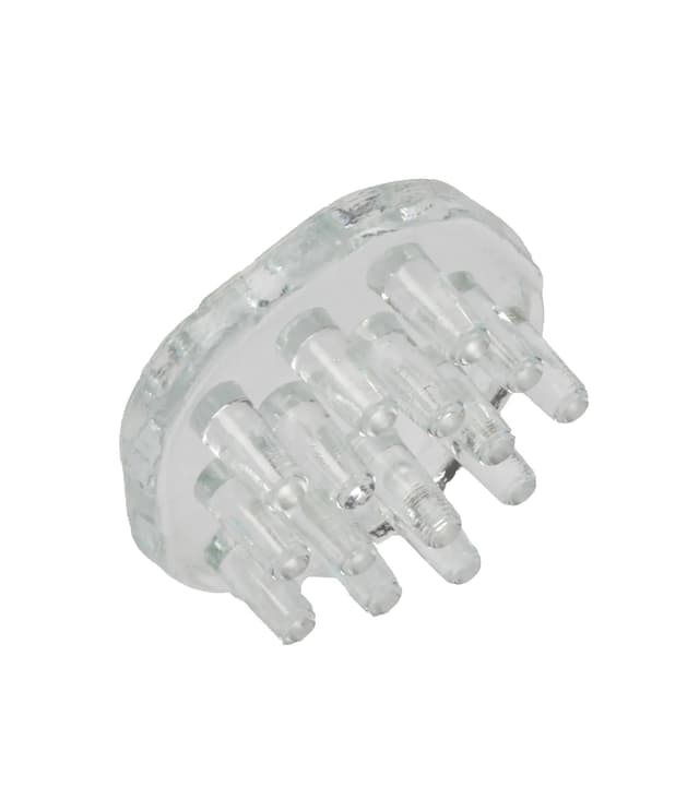 Candle holder, transparent glass, Germany, 1970s. - DIMENSION