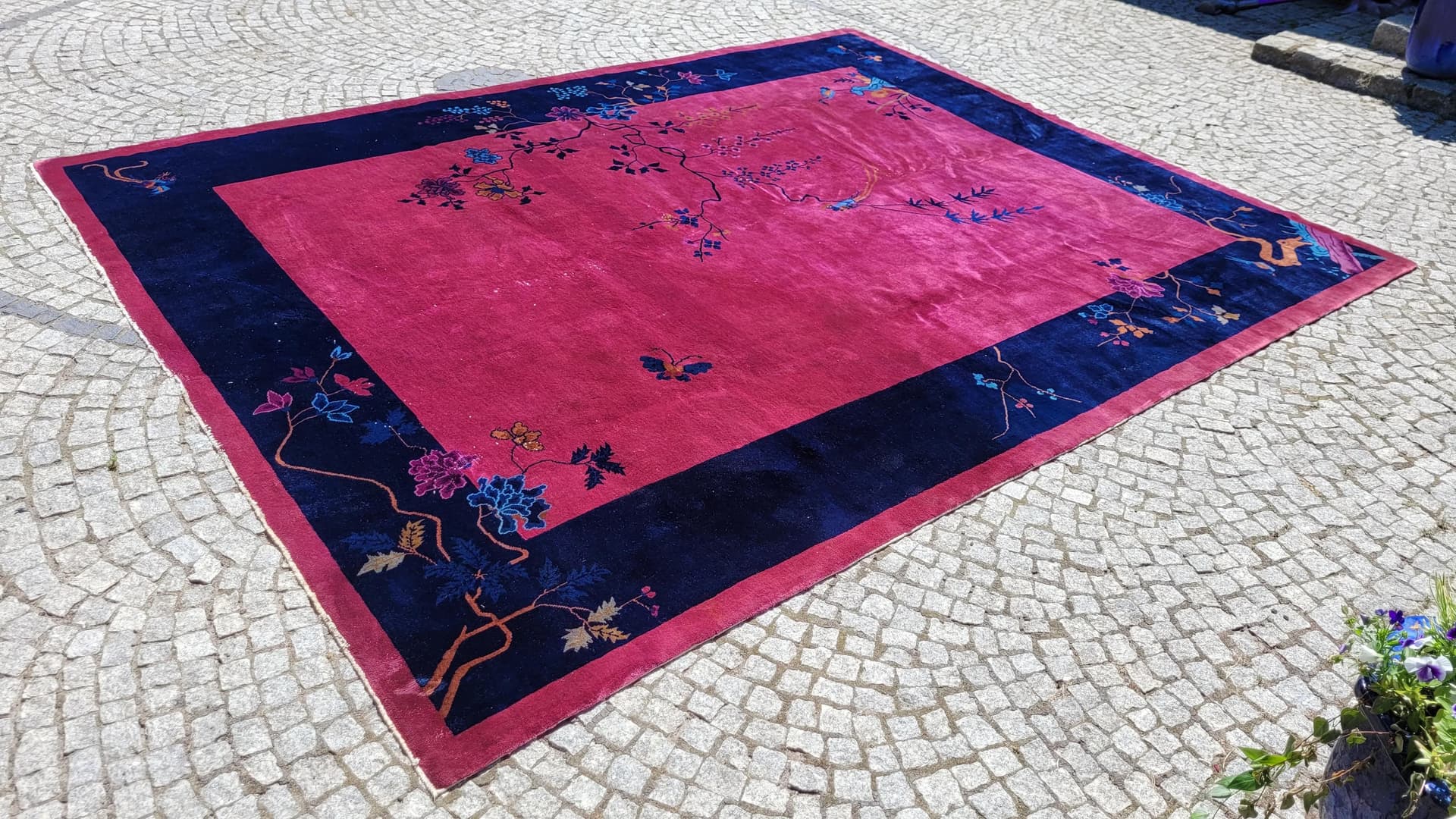 Dywan Art Deco, multikolor, wełna, Chiny, lata 20., 270x350 cm - 88633