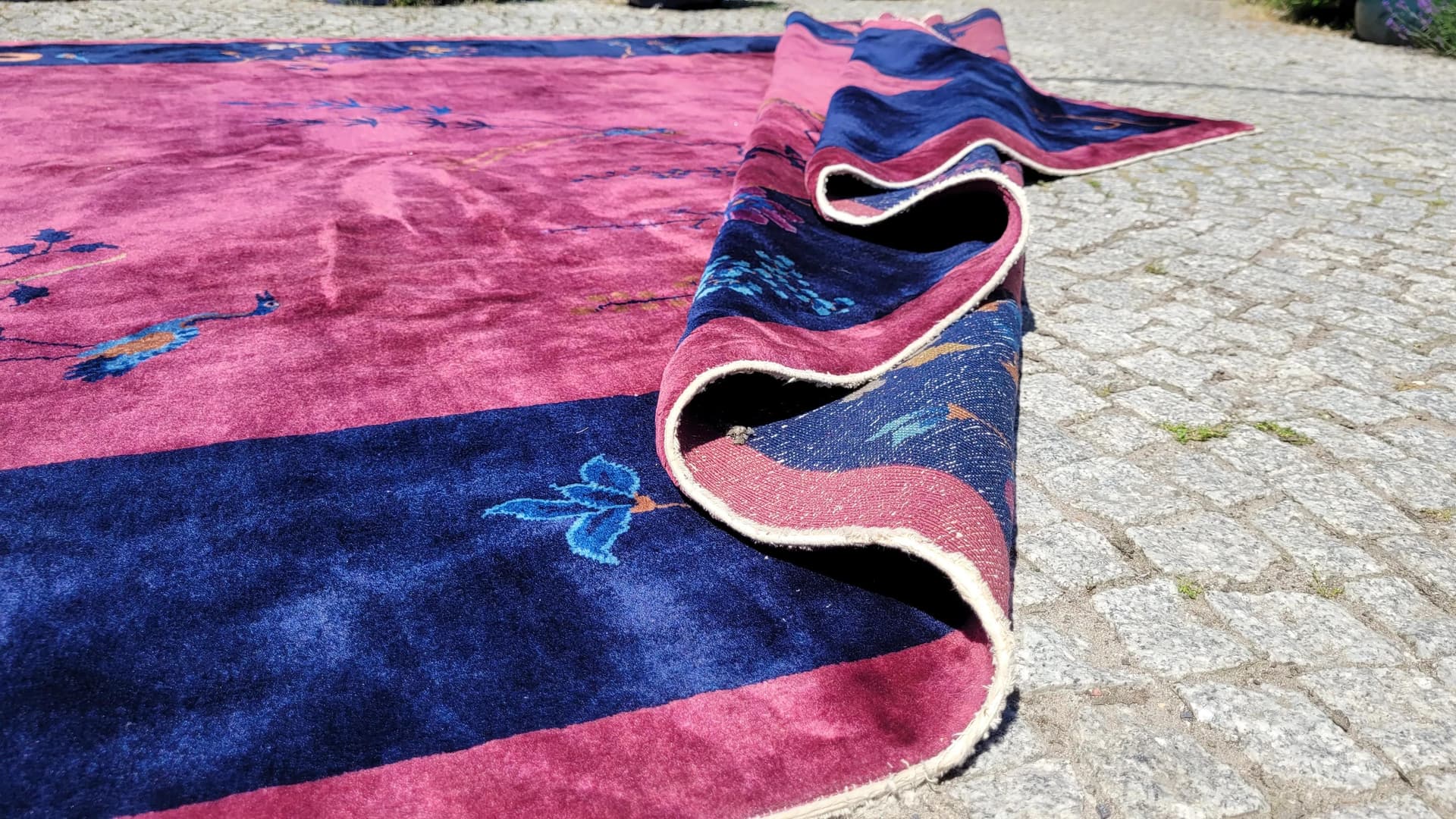 Dywan Art Deco, multikolor, wełna, Chiny, lata 20., 270x350 cm - 88636