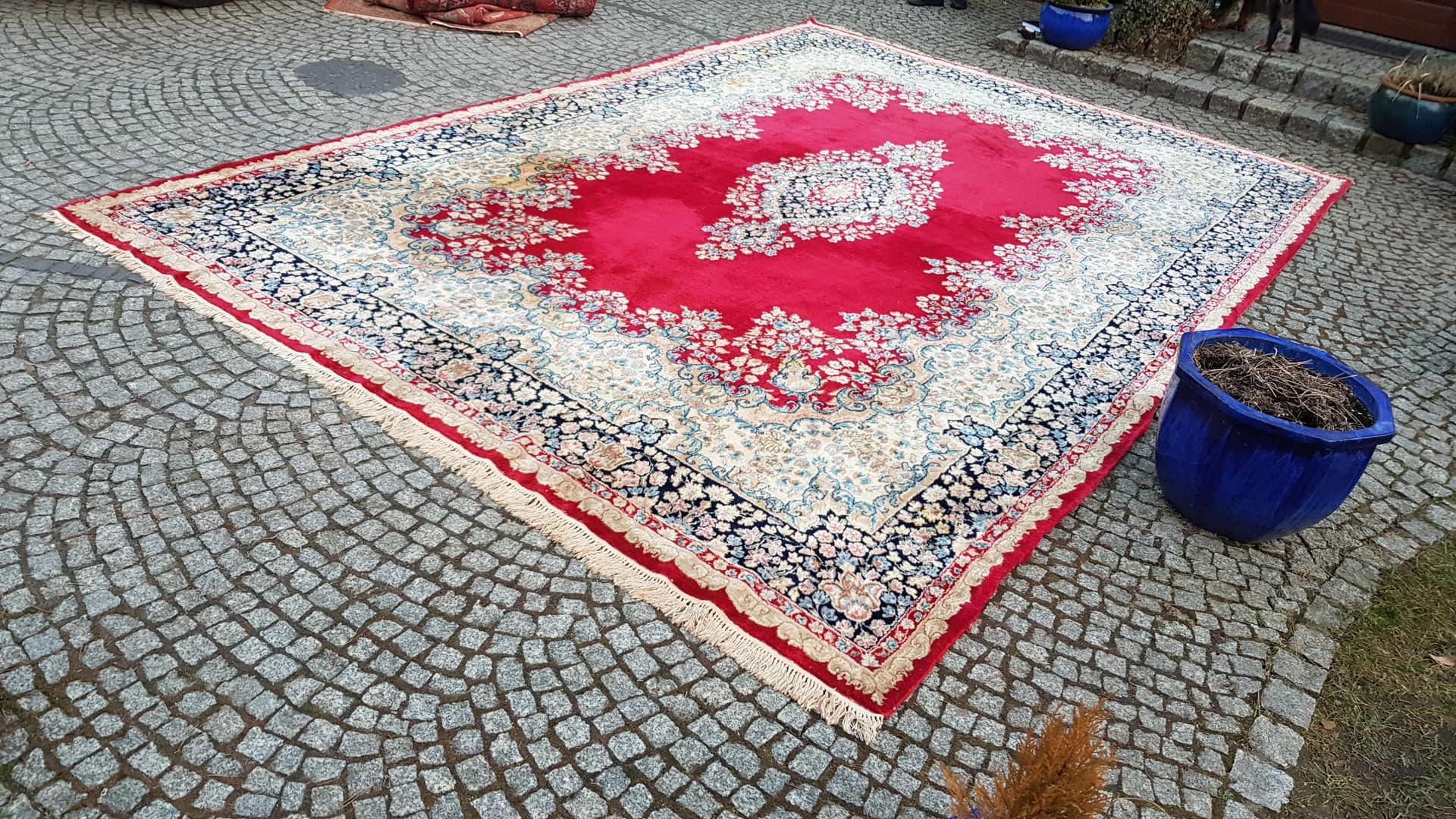 Rug Kerman, 300x400cm, red, wool, Iran, early 20th c. - 88625