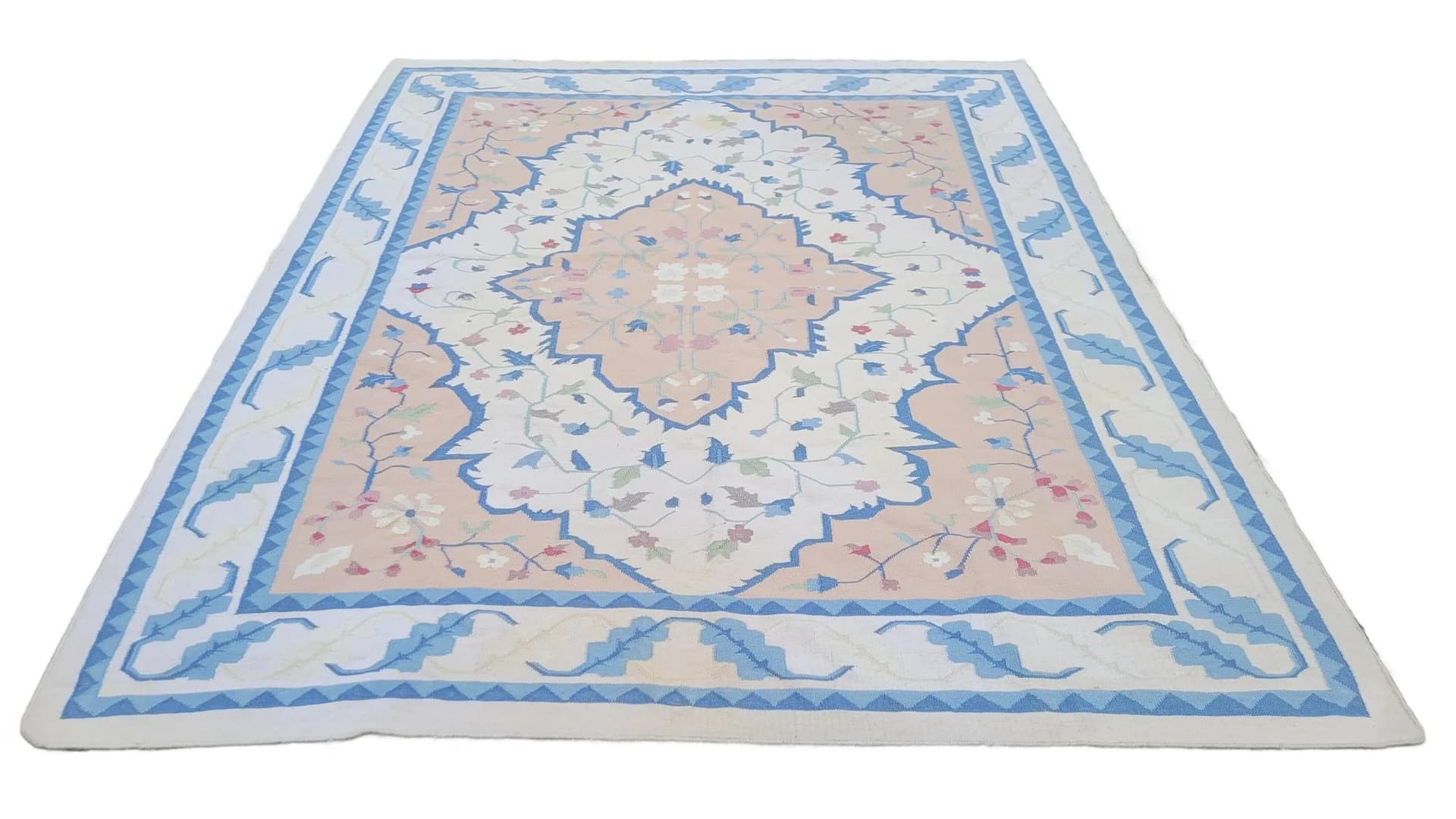 Kilim rug oriental 247x300cm, multicolor wool, India