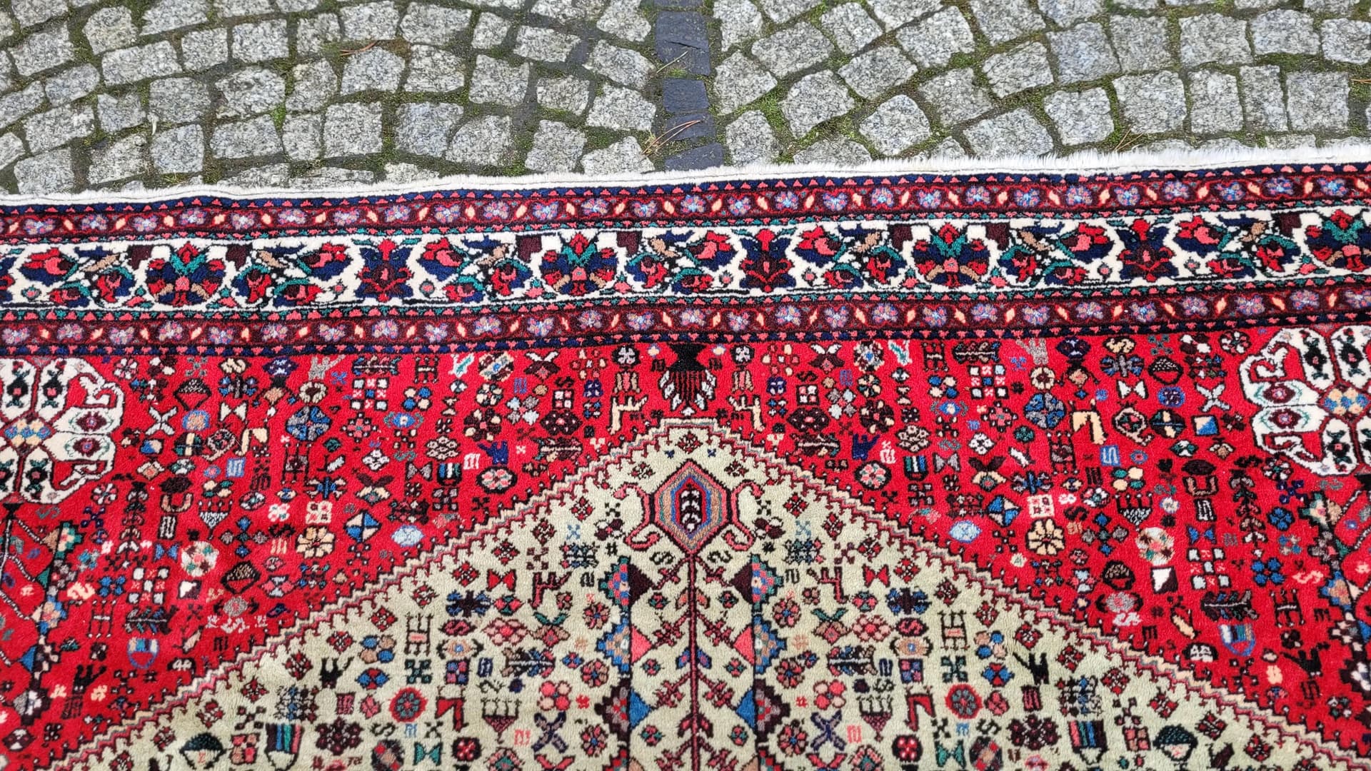 Persian Rug Shiraz 210x210 cm, red, wool, Iran - 88543