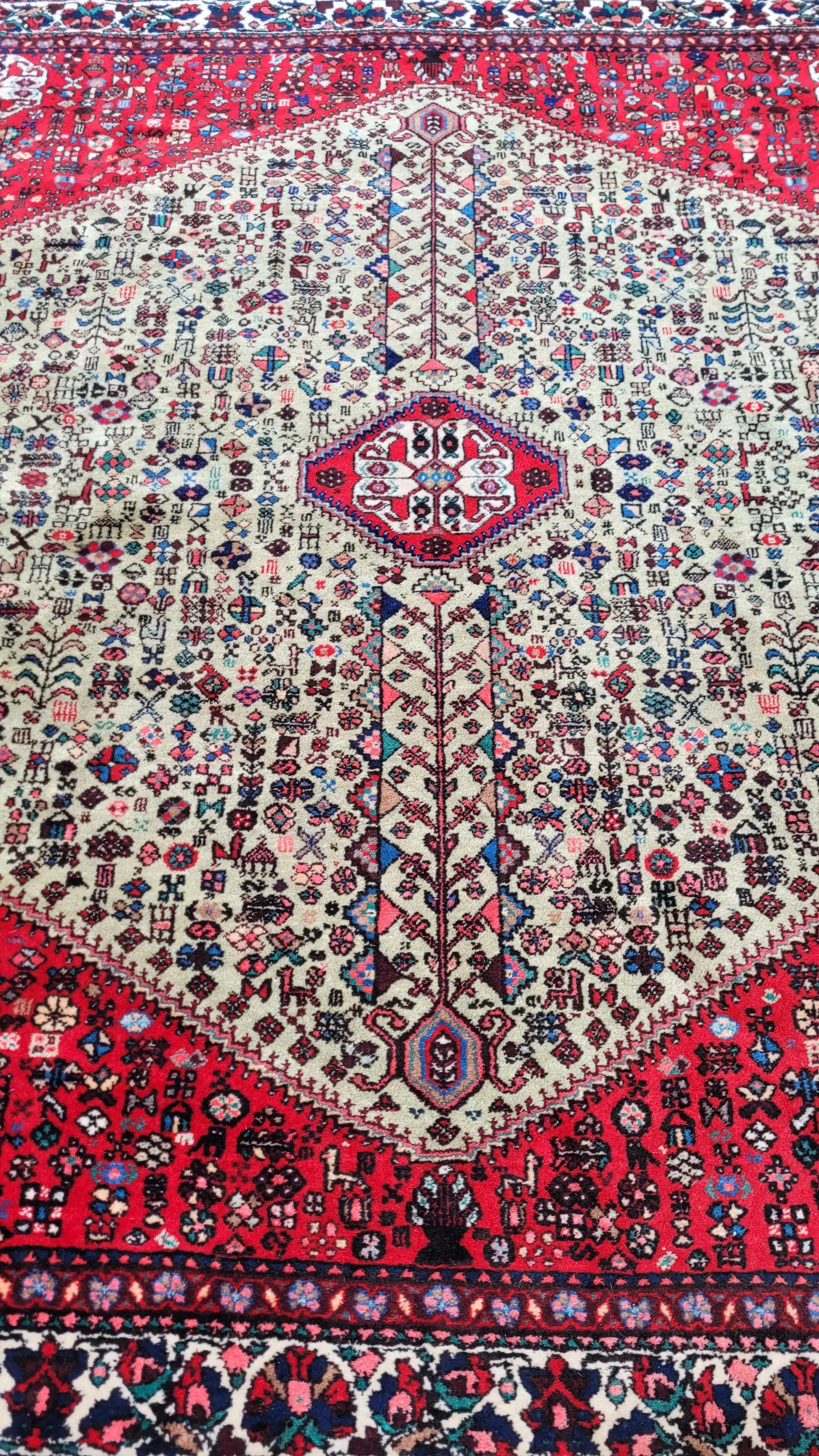 Persian Rug Shiraz 210x210 cm, red, wool, Iran - 88547