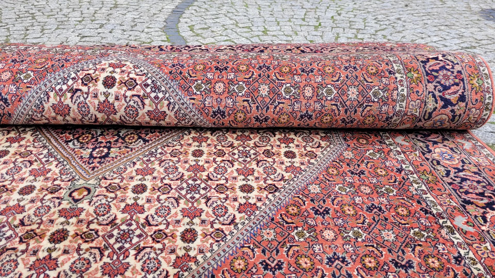 Dywan Bidjar Takab, czerwony, wełna, Iran, 205x270 cm - 88511