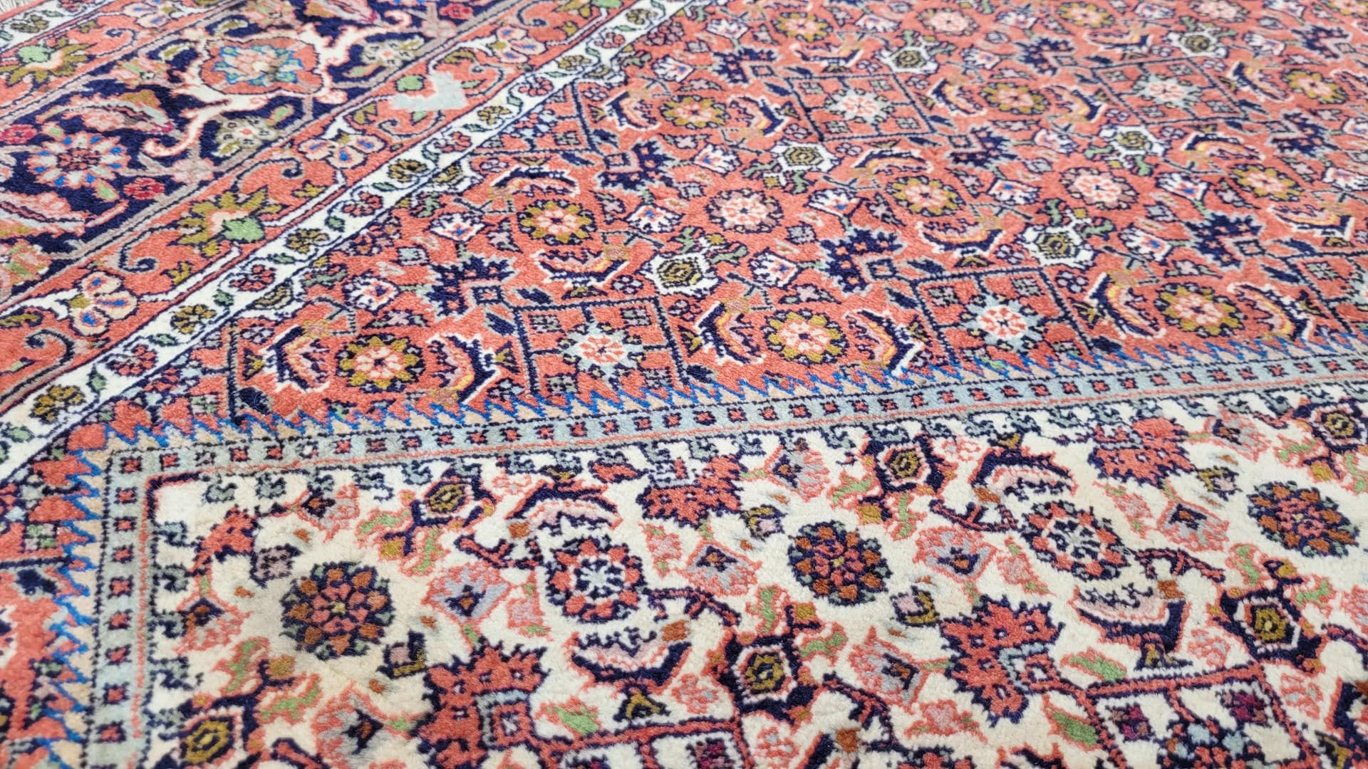 Dywan Bidjar Takab, czerwony, wełna, Iran, 205x270 cm - 88509