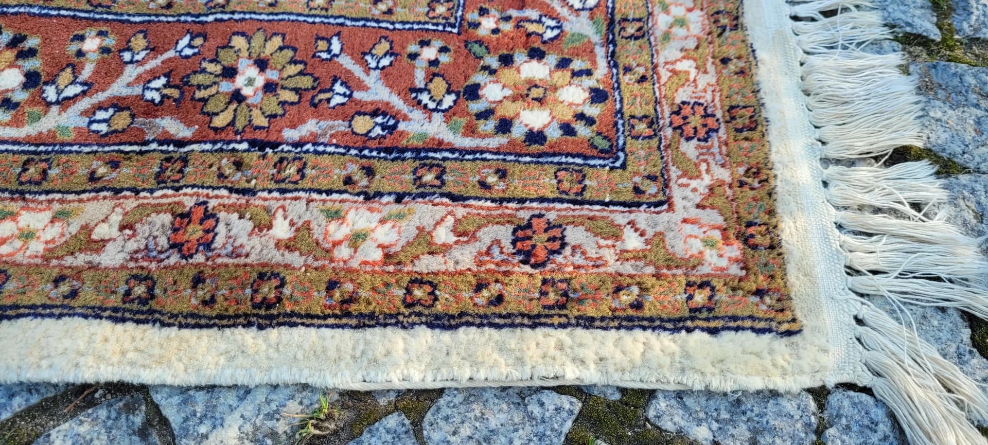 Rug Ghom, 127x190 cm, multicolor wool, Pakistan, 1980s. - 88475