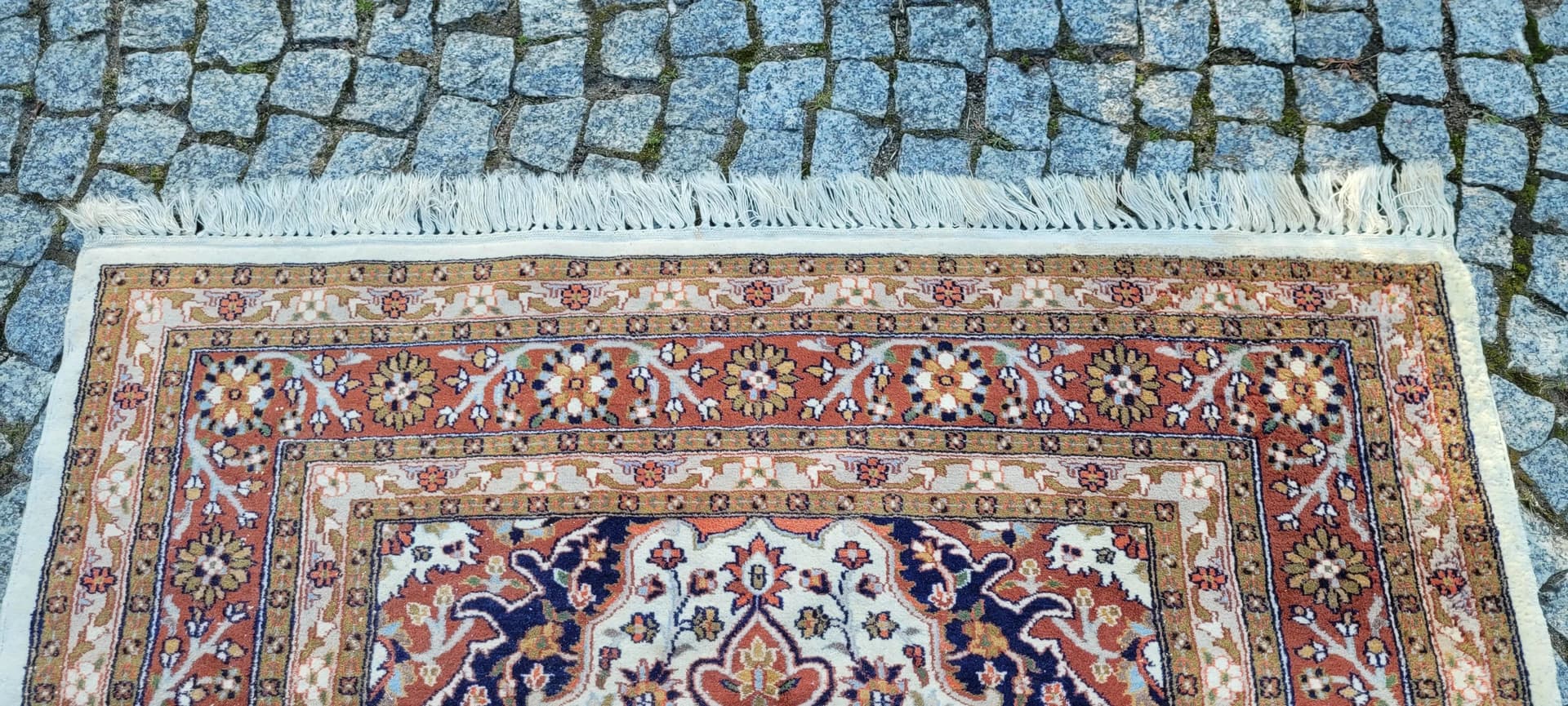 Rug Ghom, 127x190 cm, multicolor wool, Pakistan, 1980s. - 88479