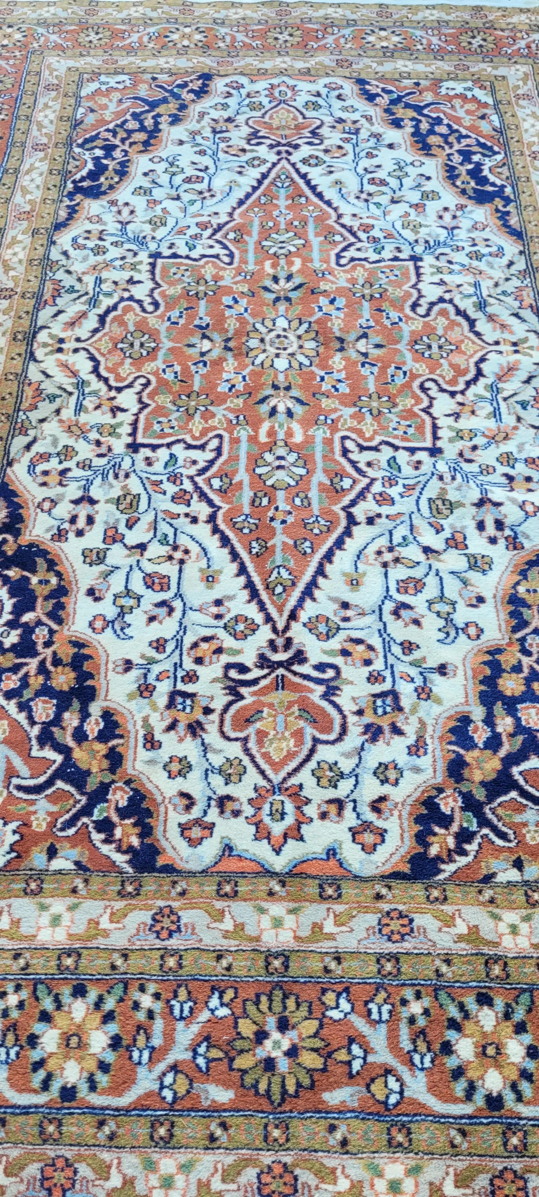 Rug Ghom, 127x190 cm, multicolor wool, Pakistan, 1980s. - 88476