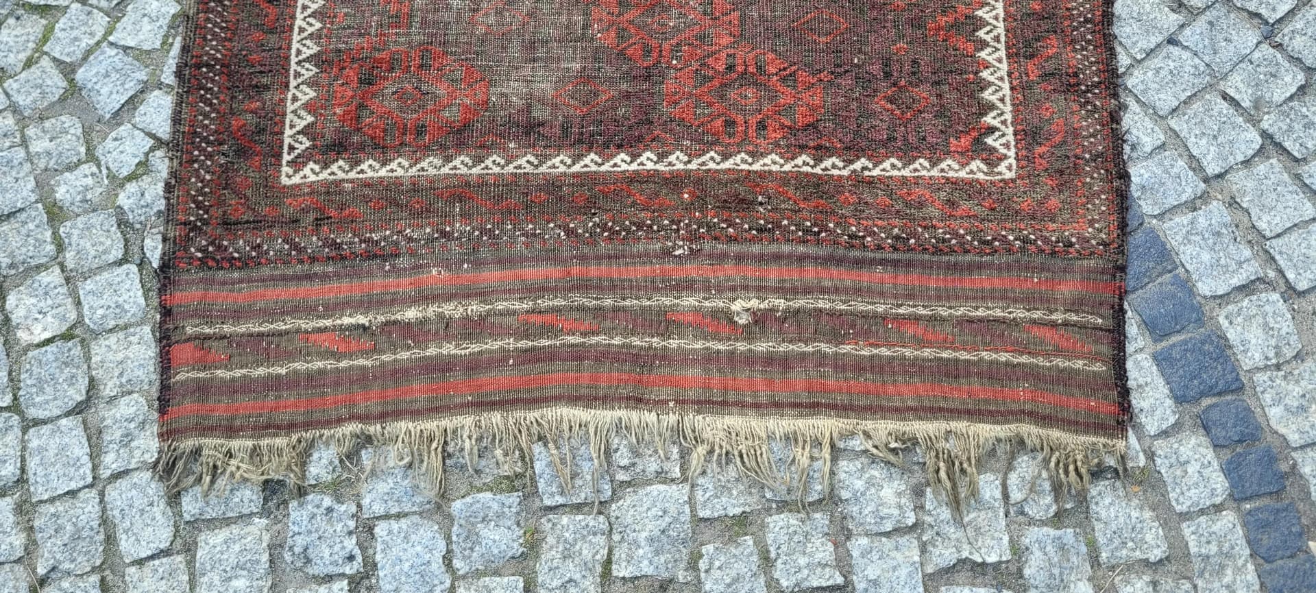 Rug Beluch, 100x200cm, brown, wool, Afghanistan, early 20th c. - 88468