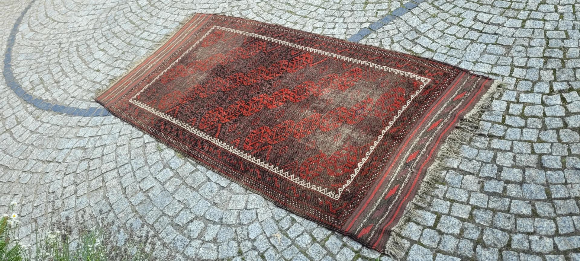 Rug Beluch, 100x200cm, brown, wool, Afghanistan, early 20th c. - 88464