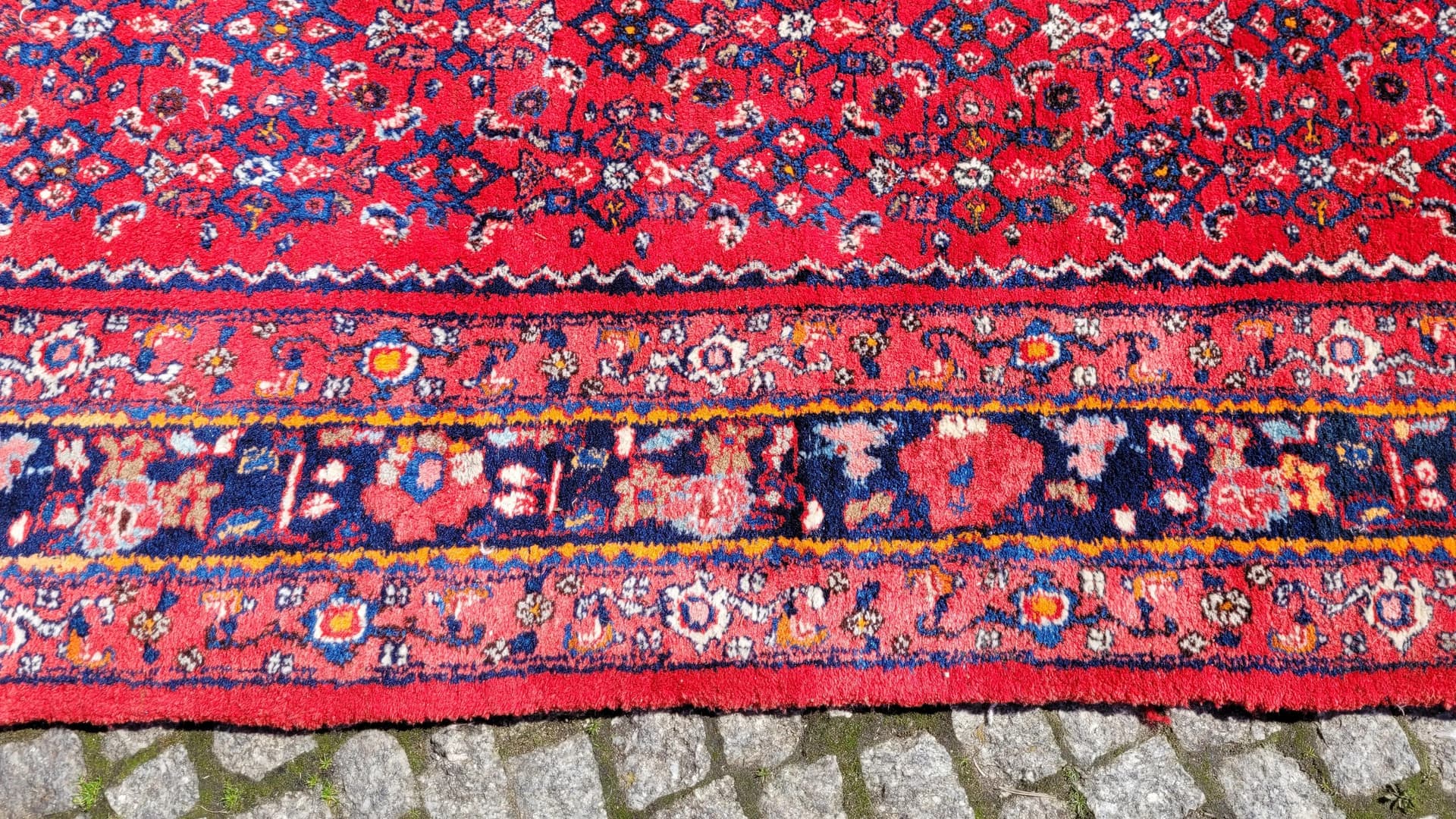 Rug Bidjar, 265x360 cm, red, wool, Iran, early 20th c. - 88459