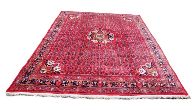 Rug Bidjar, 265x360 cm, red, wool, Iran, early 20th c. - DIMENSION