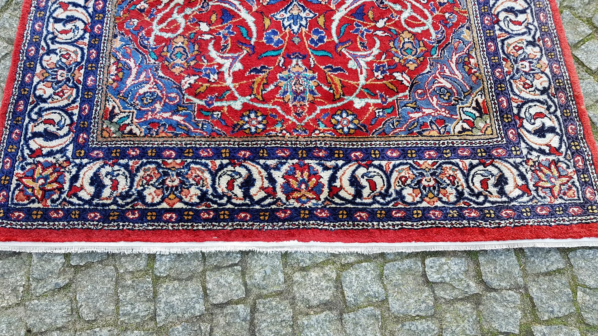 Dywan Kayseri, 110x160 cm, czerwony, jedwab, Turcja, lata 60. - 88433