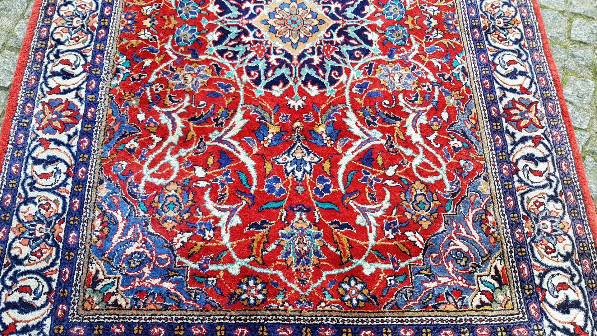 Dywan Kayseri, 110x160 cm, czerwony, jedwab, Turcja, lata 60. - 88440