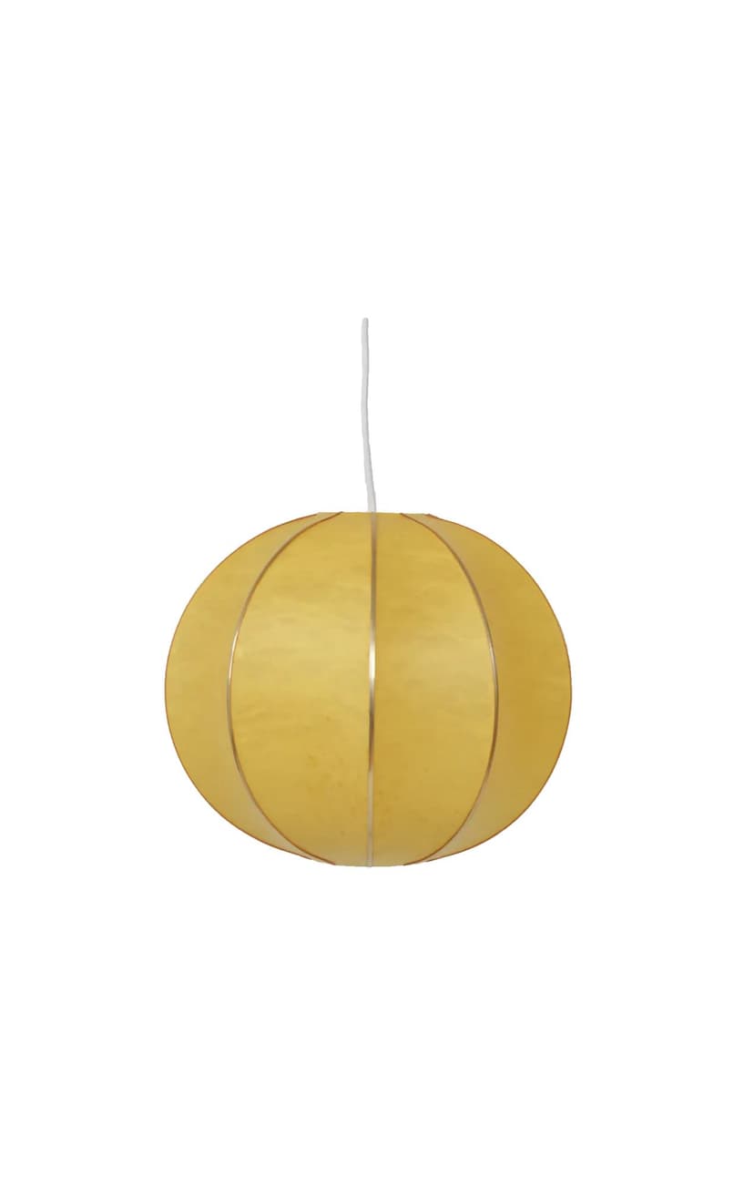 Lampa Cocoon, żółty, tworzywo sztuczne, lata 70.