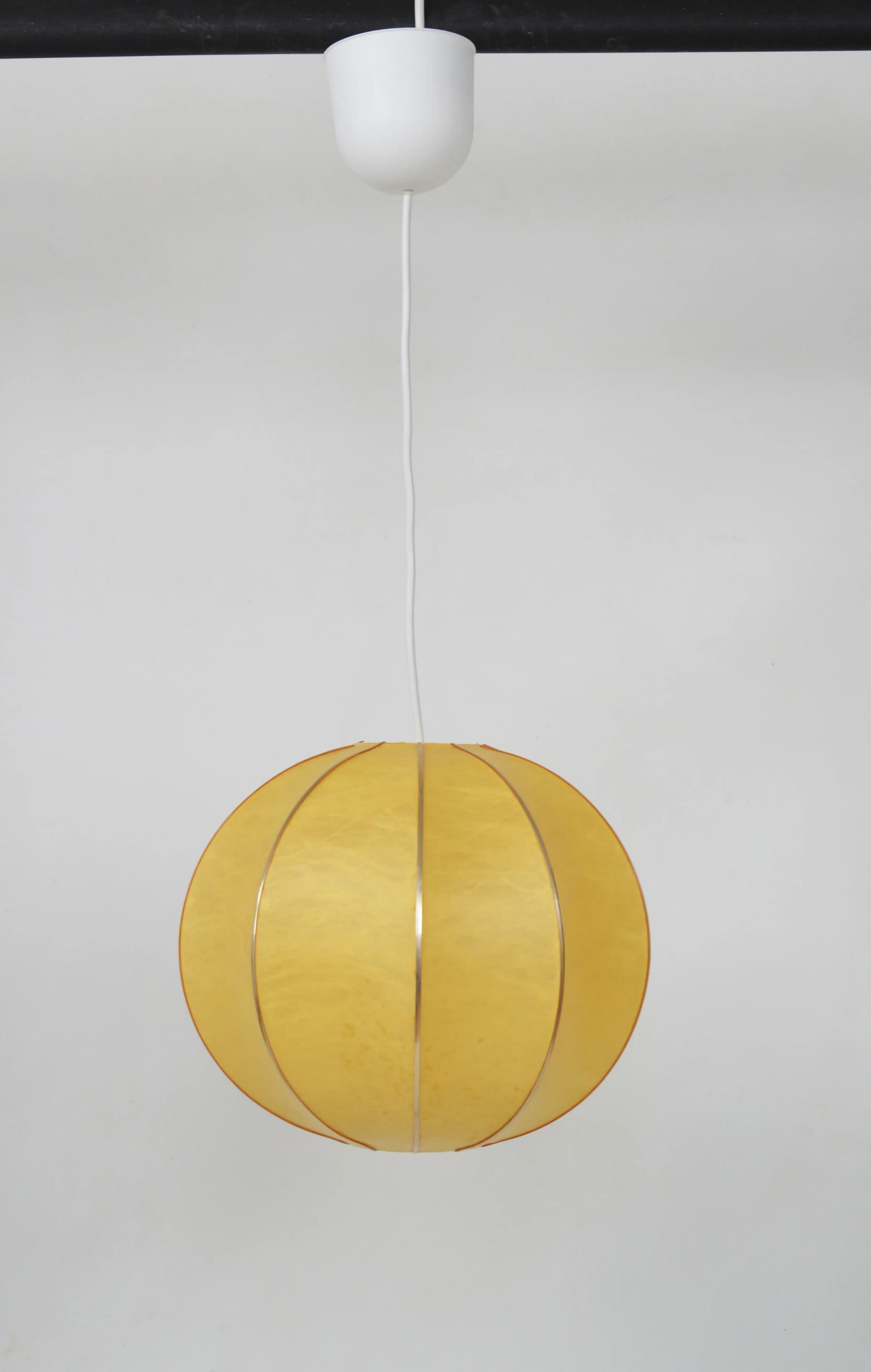 Lampa Cocoon, żółty, tworzywo sztuczne, lata 70. - 85709