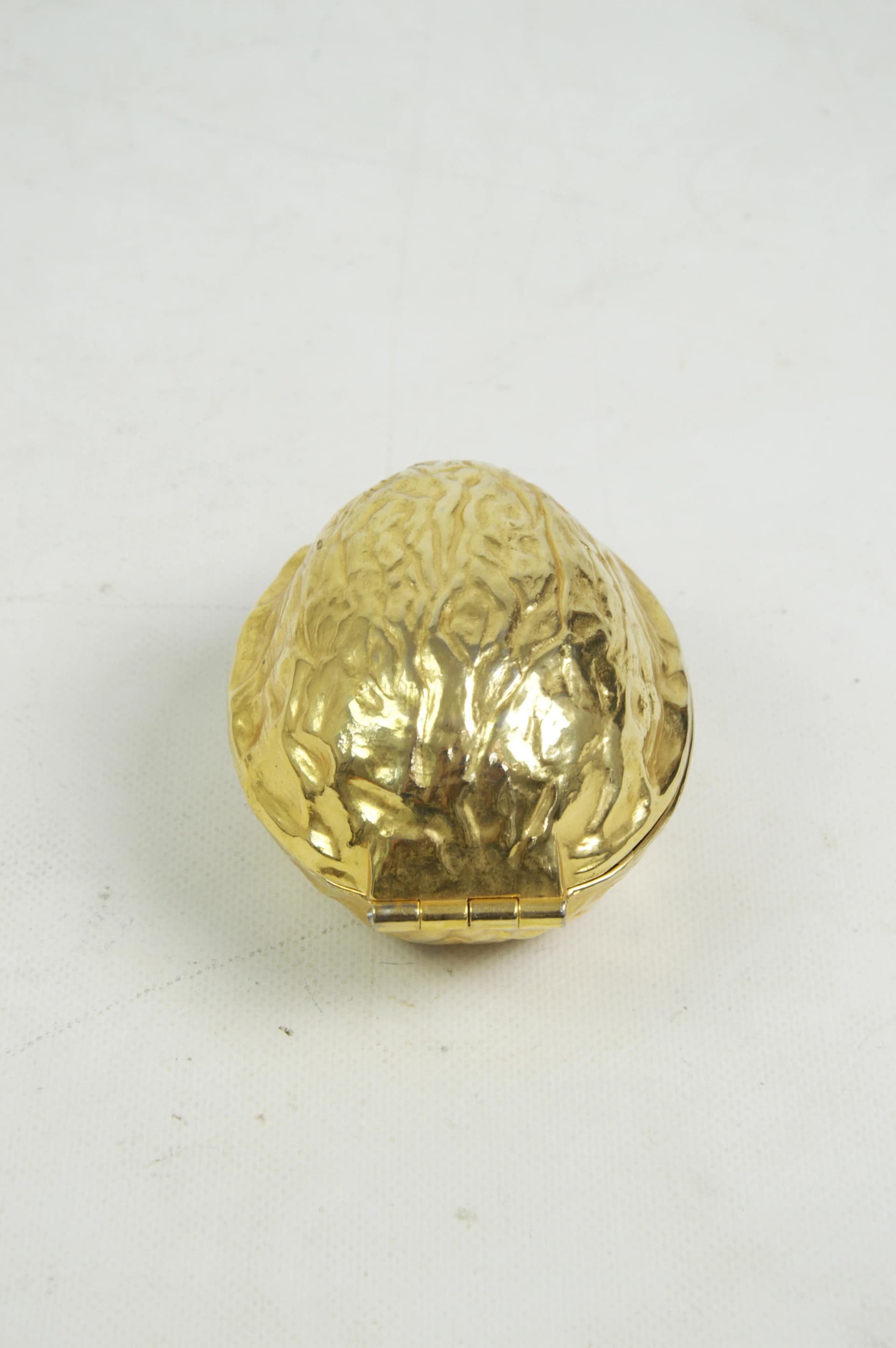 Dziadek do orzechów, złoty, mosiądz, Polska, lata 60. - 85579