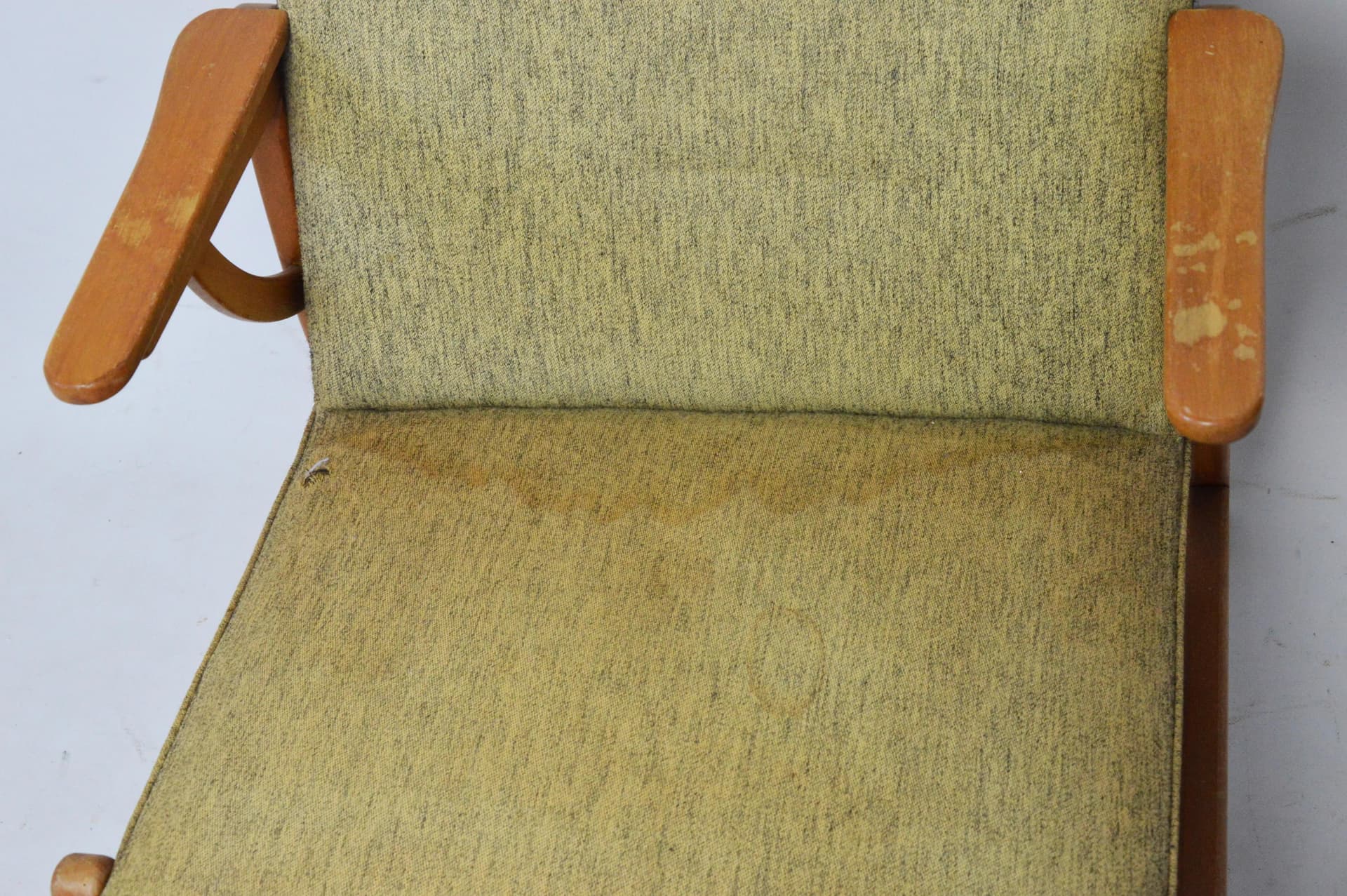 Armchair, brown wood, Poland, 1970s. - 85488