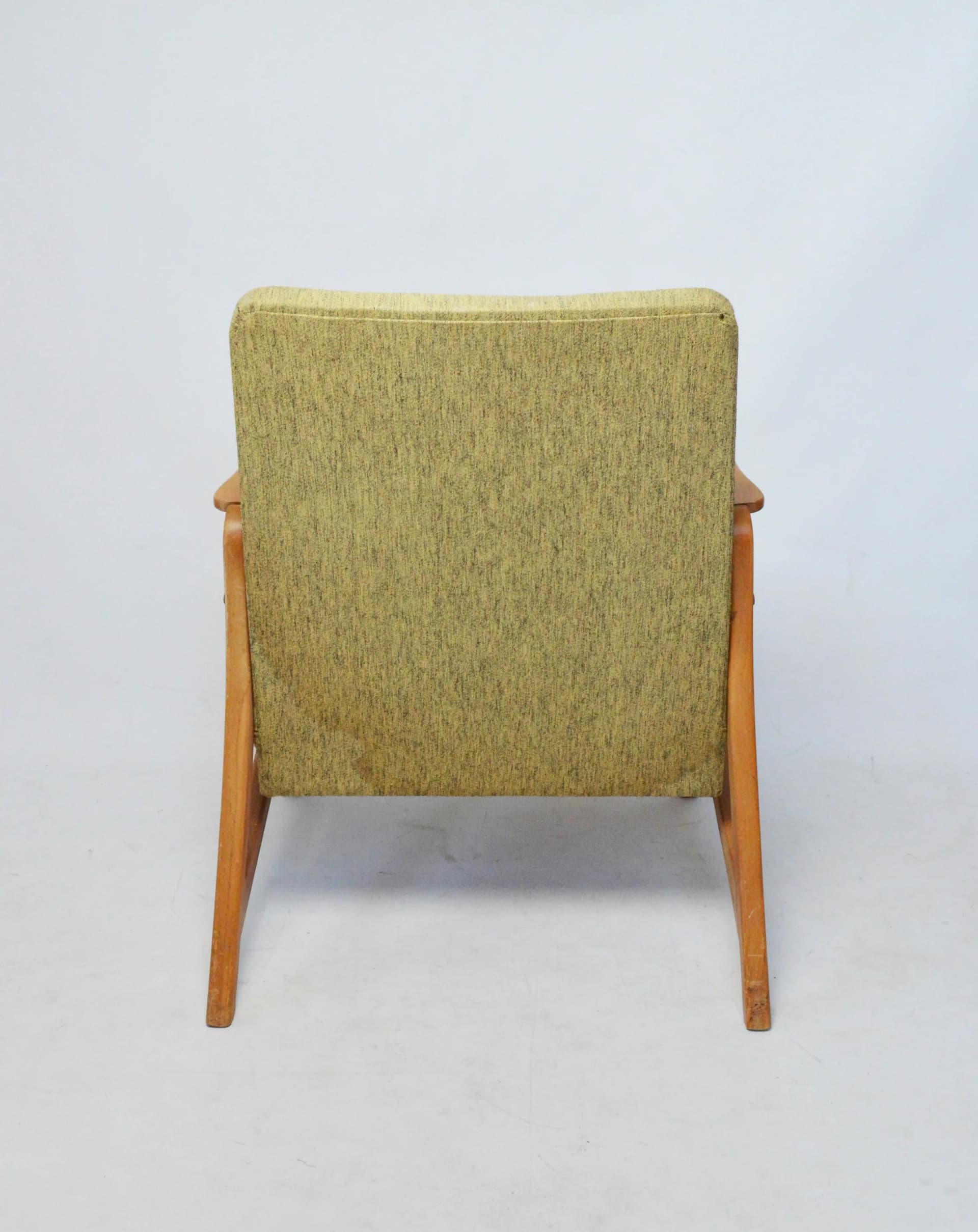 Armchair, brown wood, Poland, 1970s. - 85487