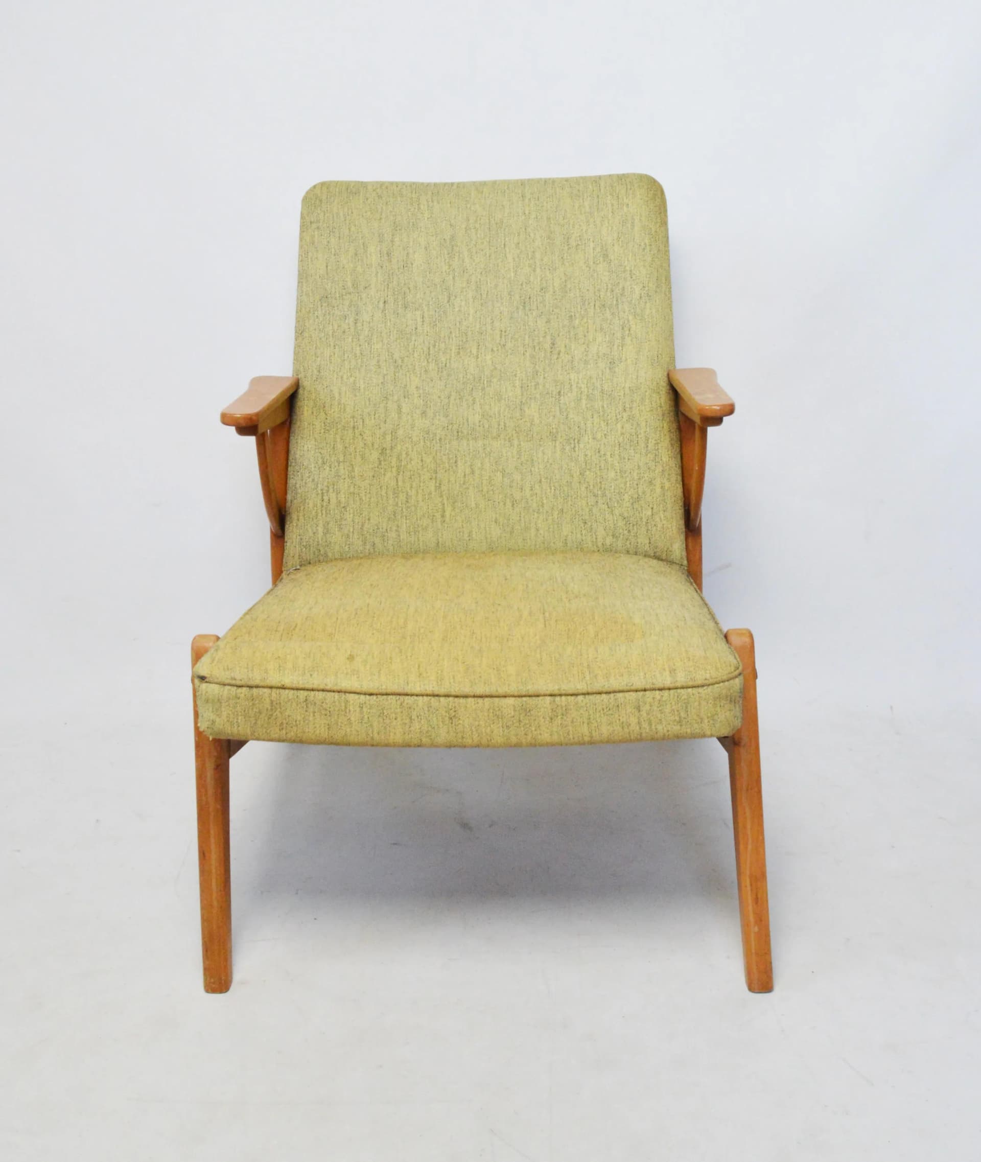 Armchair, brown wood, Poland, 1970s. - 85486