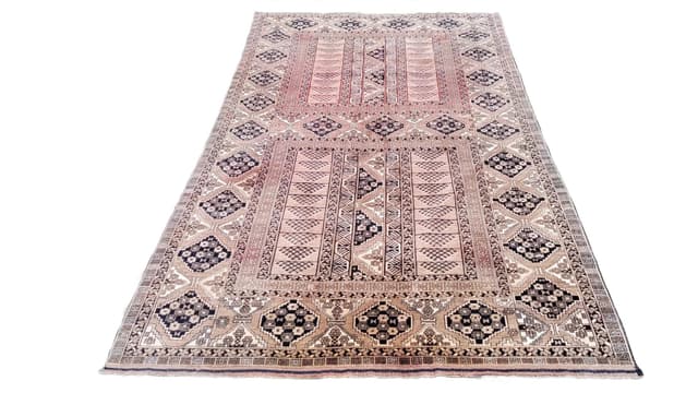 Dywan Tekke, 170x280 cm, czerwony, wełna, Turkmenistan - WYMIARY