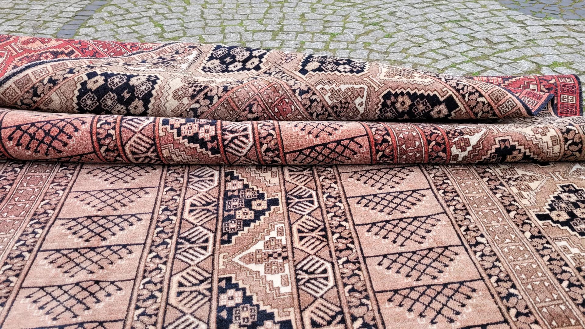 Dywan Tekke, 170x280 cm, czerwony, wełna, Turkmenistan - 88270