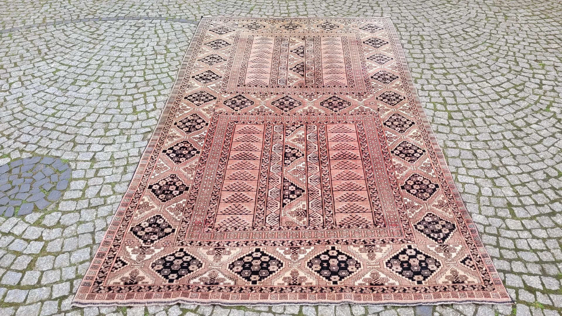 Dywan Tekke, 170x280 cm, czerwony, wełna, Turkmenistan - 88265