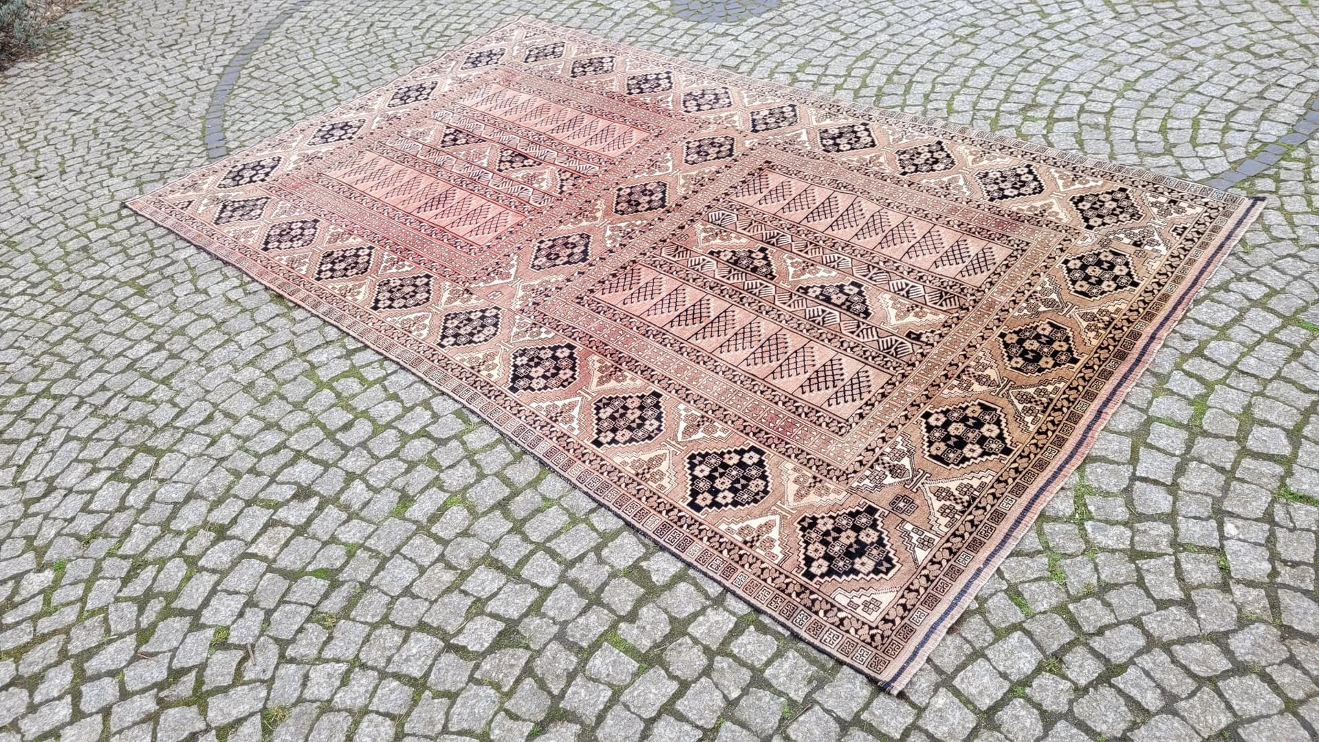 Dywan Tekke, 170x280 cm, czerwony, wełna, Turkmenistan - 88264