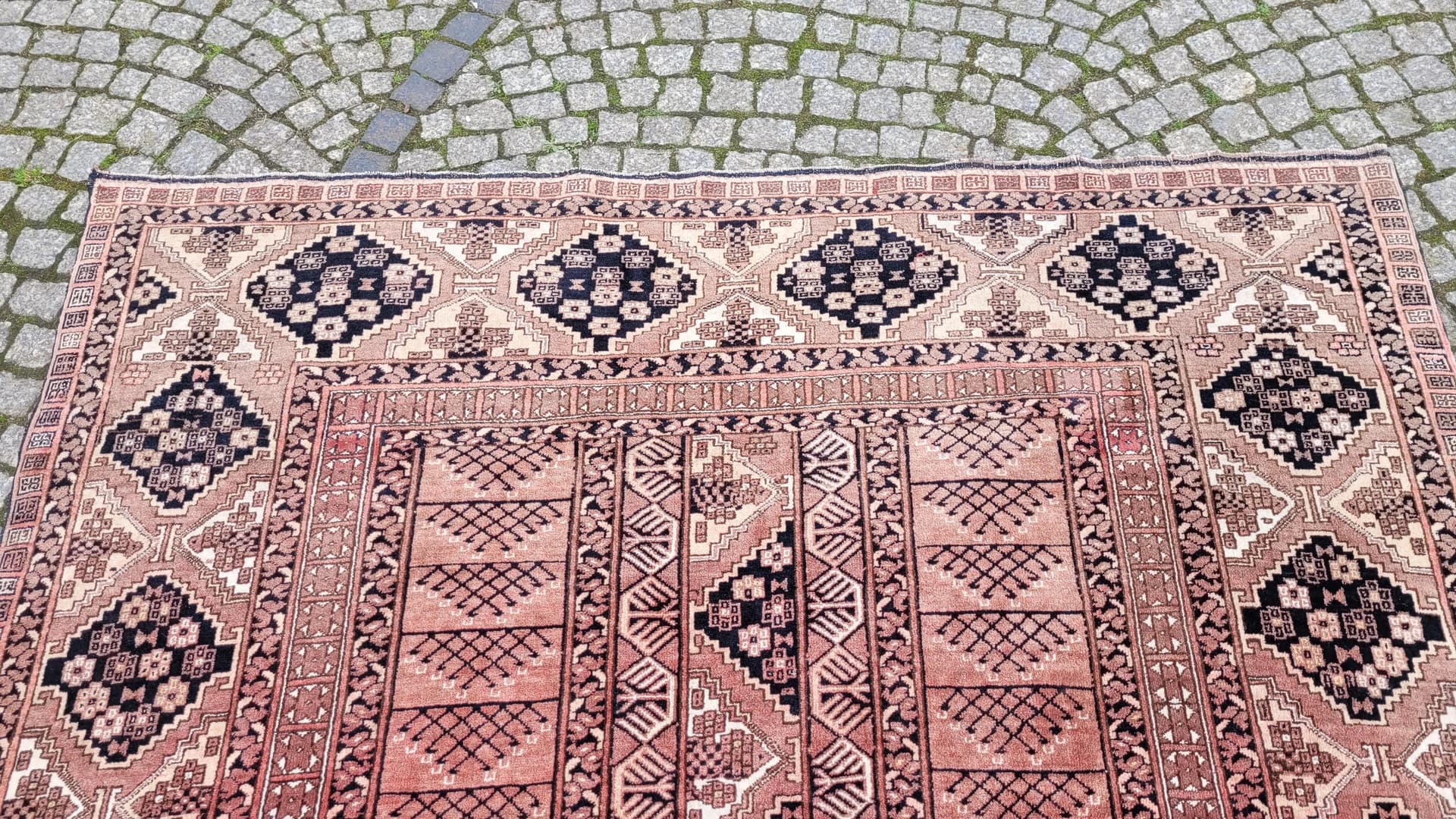 Dywan Tekke, 170x280 cm, czerwony, wełna, Turkmenistan - 88272