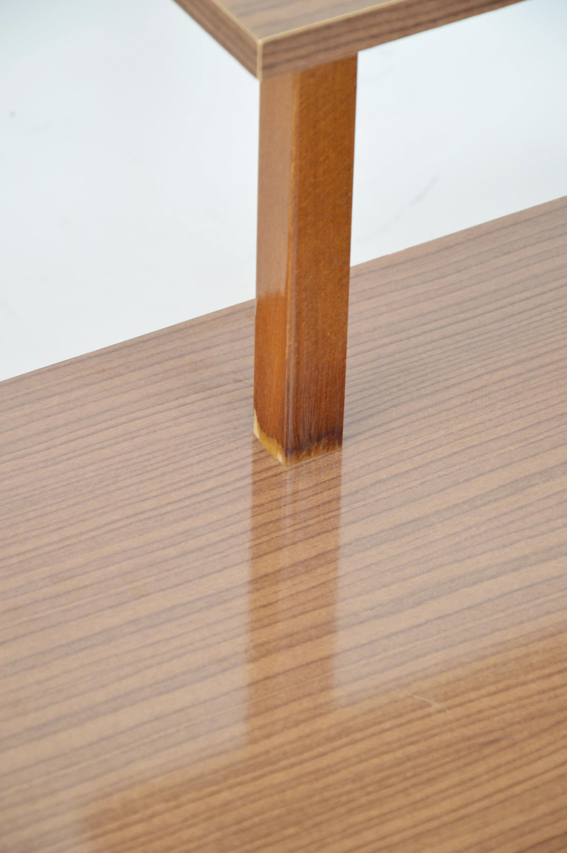 Mobile plant stand, brown wood, Germany, 1980s - 85254