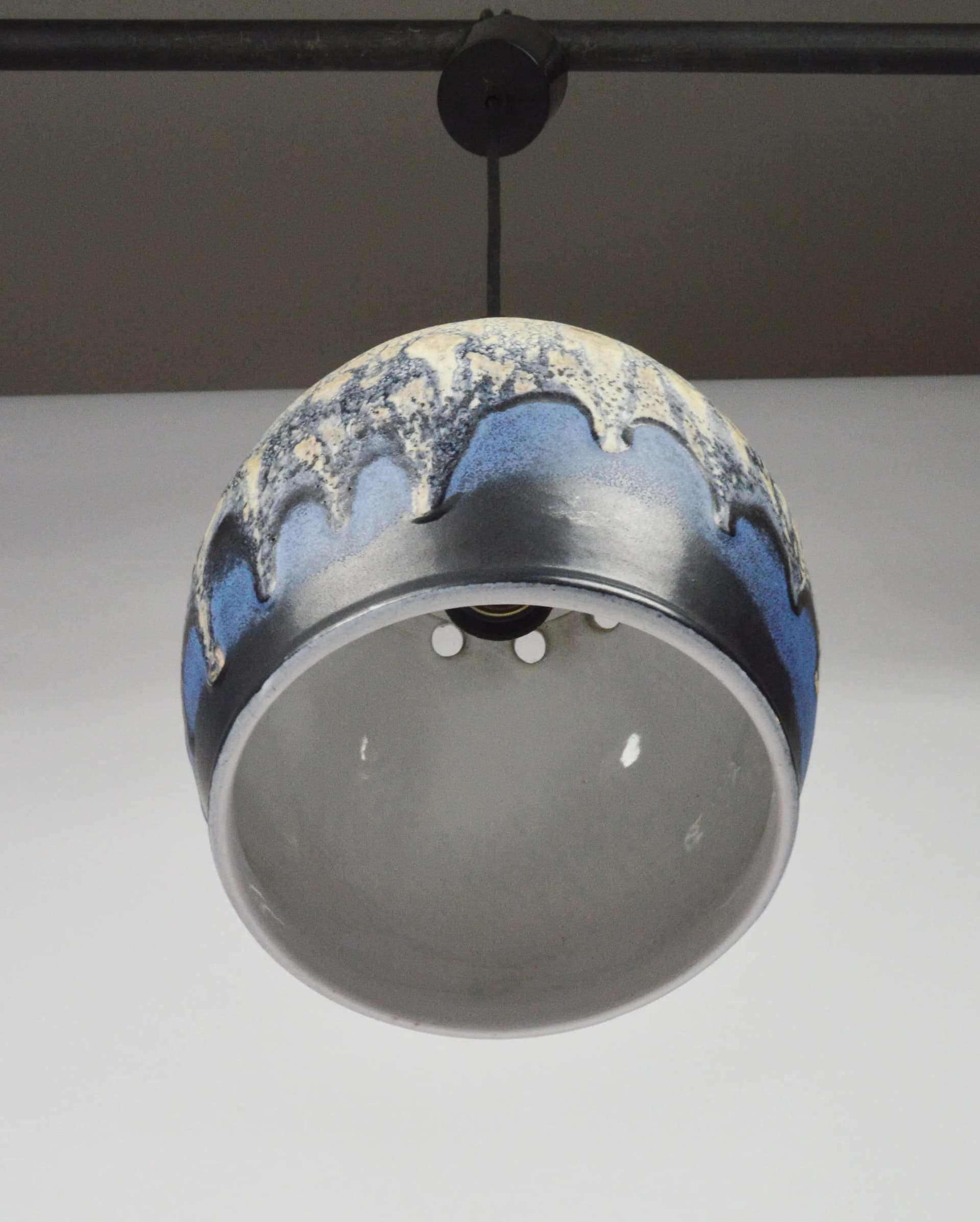 Lampa wisząca Fat Lava, multikolor, ceramika, Niemcy, lata 70. - 85209