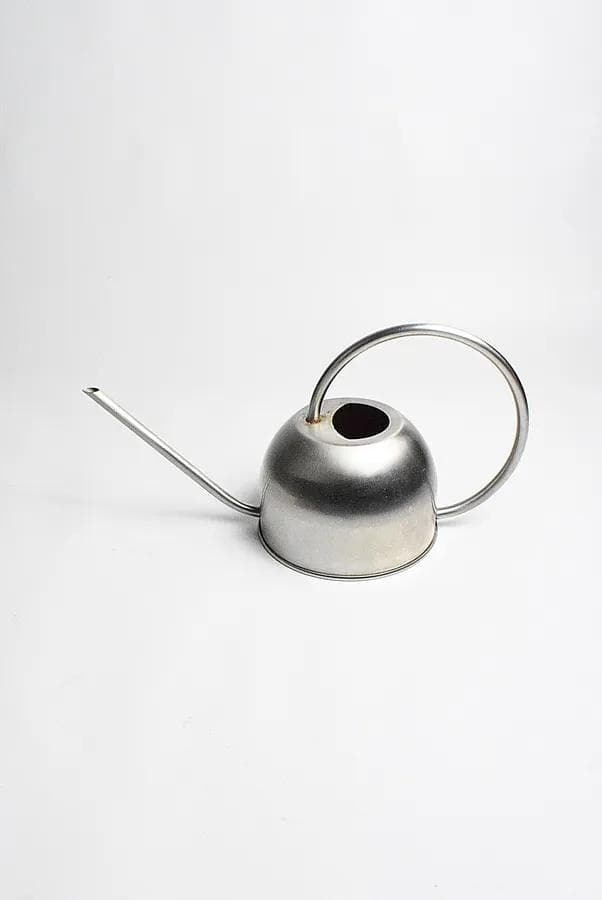 Watering can, silver metal, Poland, 1980s. - 85195
