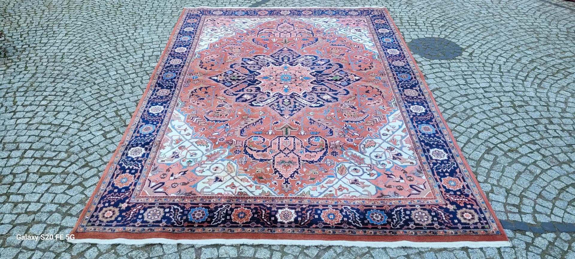 Dywan Indo-Heriz, 215x315 cm, multikolor, wełna, Indie - 88084