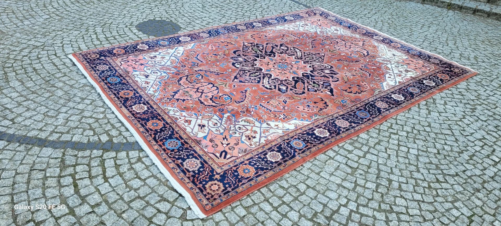 Dywan Indo-Heriz, 215x315 cm, multikolor, wełna, Indie - 88089