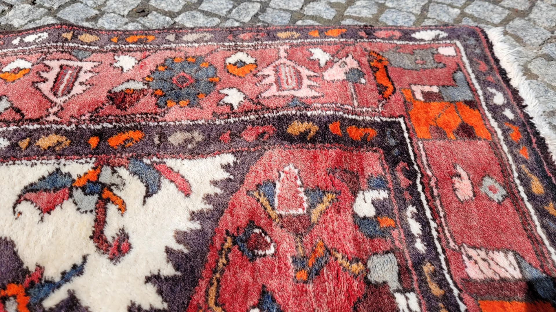 Dywan Bakhtiar 215x335 cm, multikolor, wełna, Iran, lata 60. - 88041