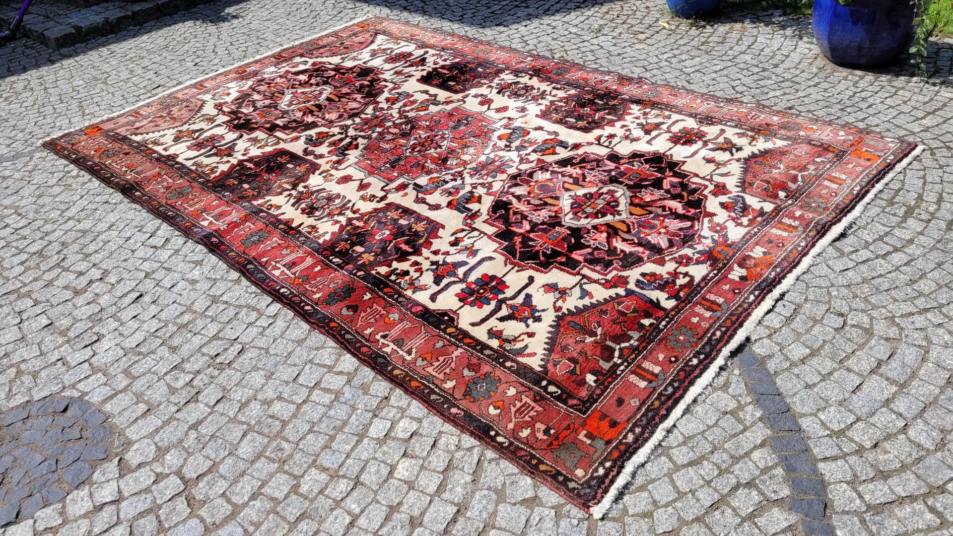 Dywan Bakhtiar 215x335 cm, multikolor, wełna, Iran, lata 60. - 88040