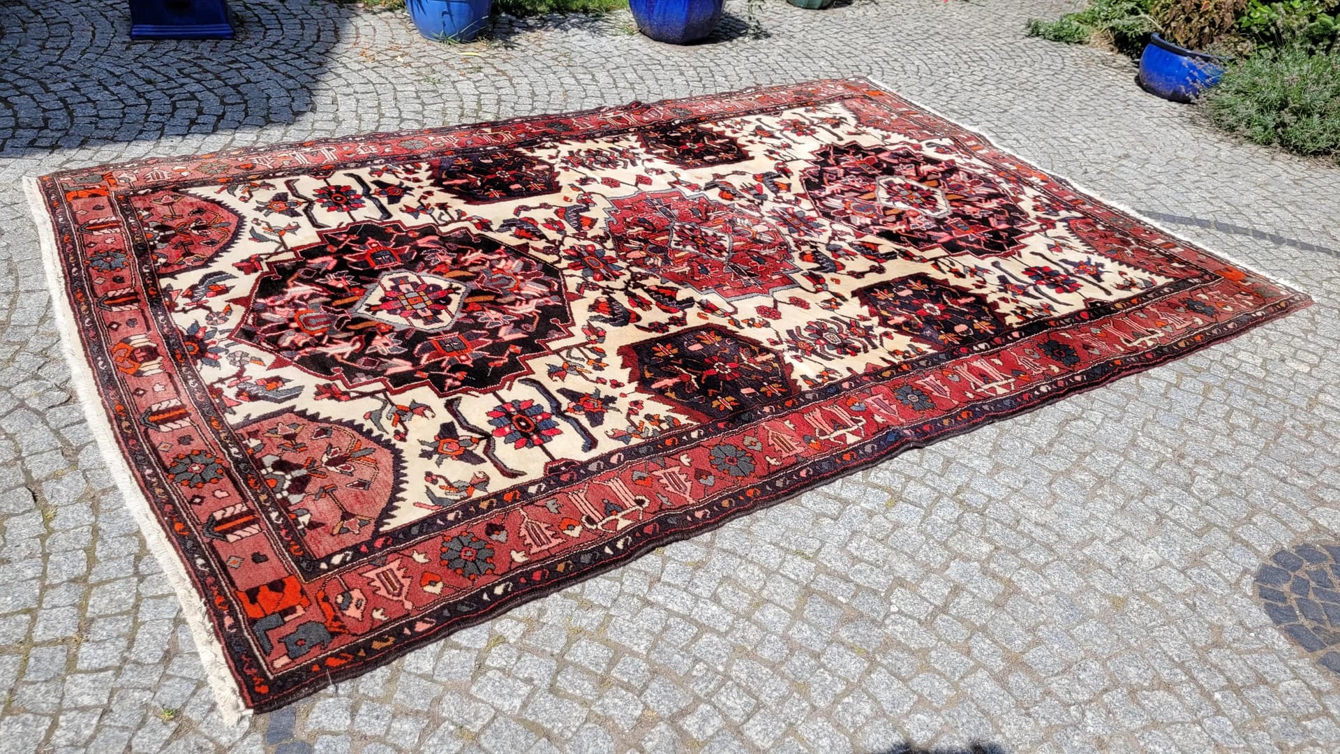 Dywan Bakhtiar 215x335 cm, multikolor, wełna, Iran, lata 60. - 88037