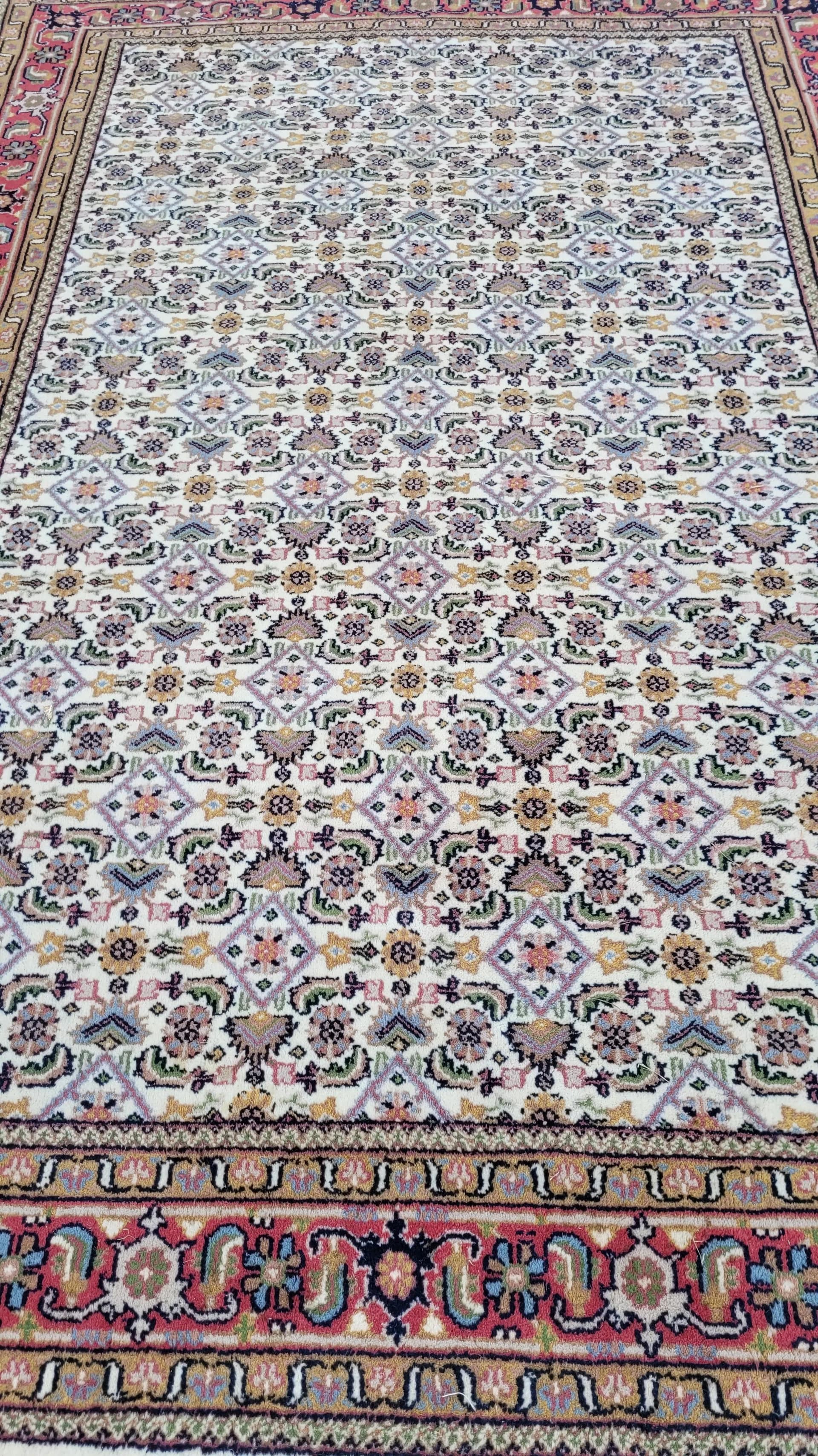 Rug Indo Bidjar 170x250cm, beige, wool, India - 88015