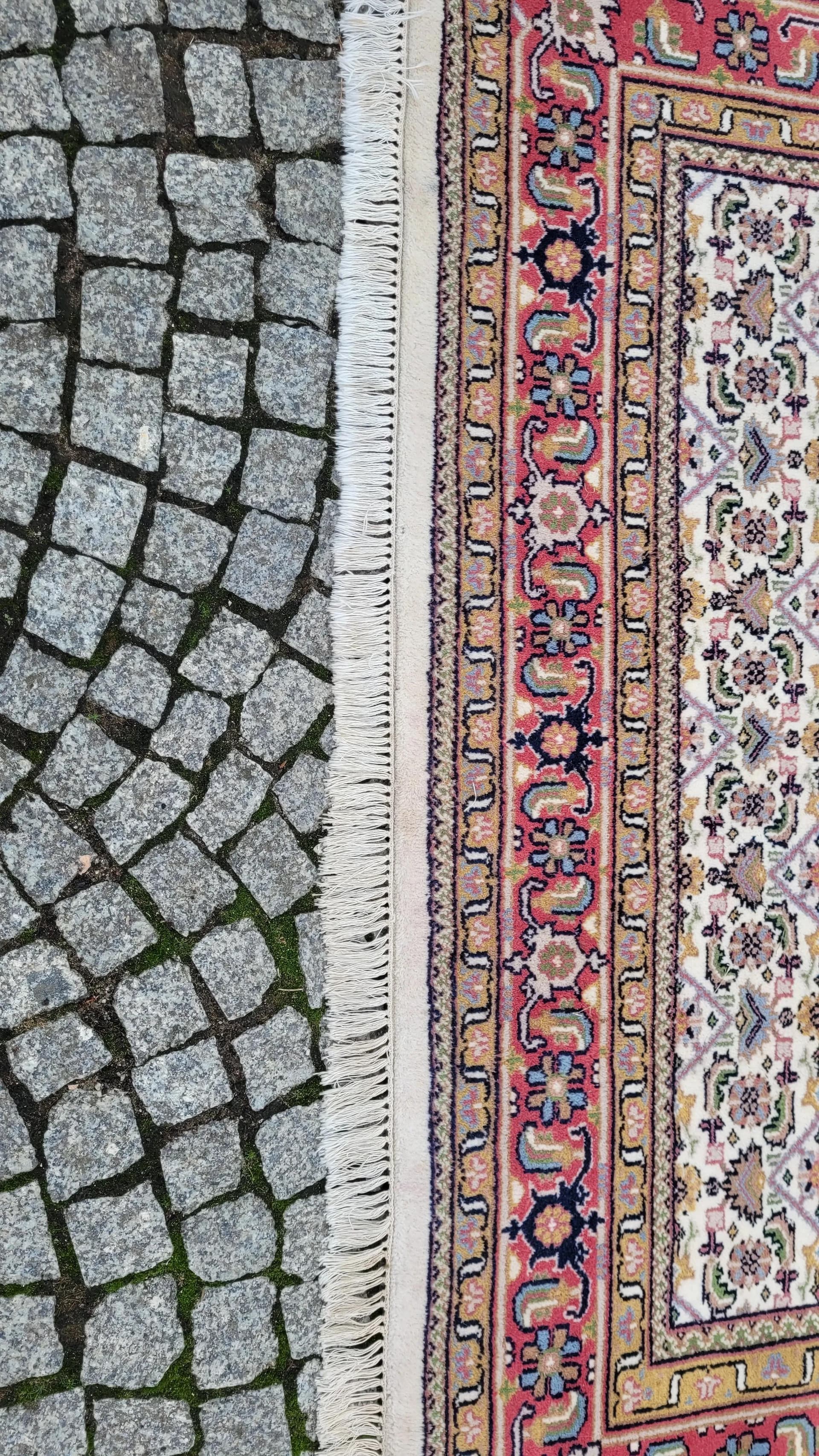 Rug Indo Bidjar 170x250cm, beige, wool, India - 88018