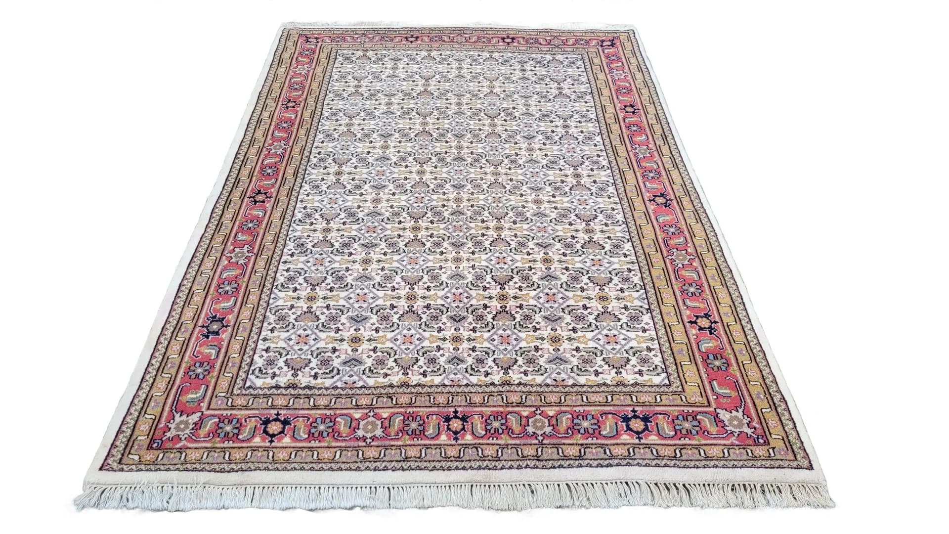 Rug Indo Bidjar 170x250cm, beige, wool, India