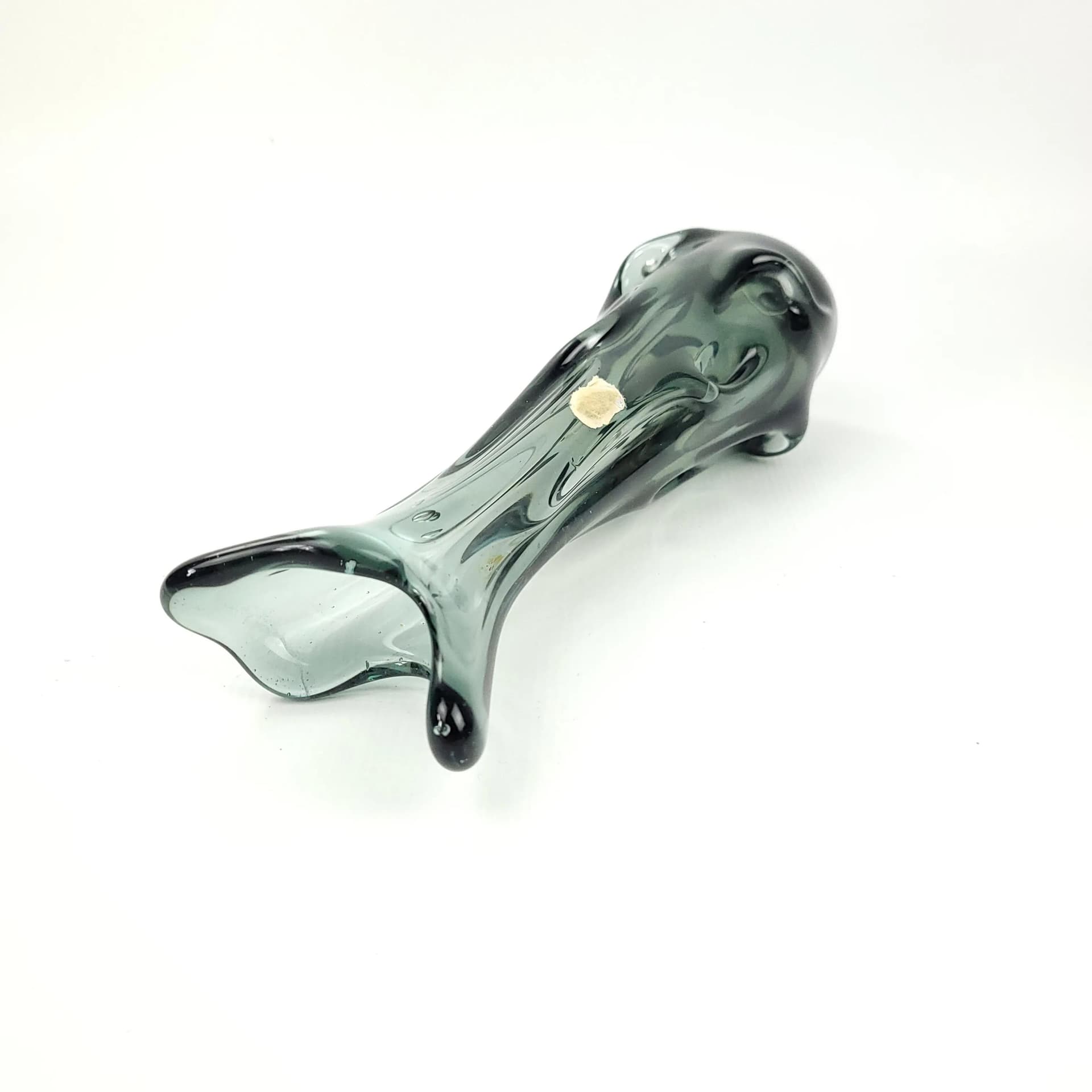 Wazon, turkusowy, szkło, Szwecja, lata 60. - 85122