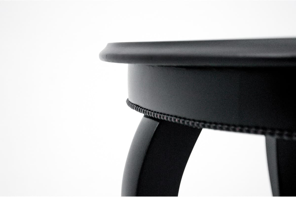 Ciemnobrązowy okrągły stolik, Europa Północna, lata 1900 - 57680