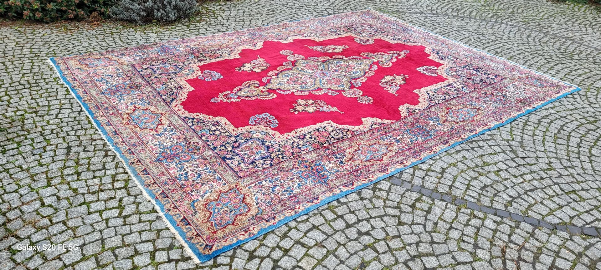 Dywan Kerman 264x372cm, multikolor, wełna, Iran, XIX w. - 87965