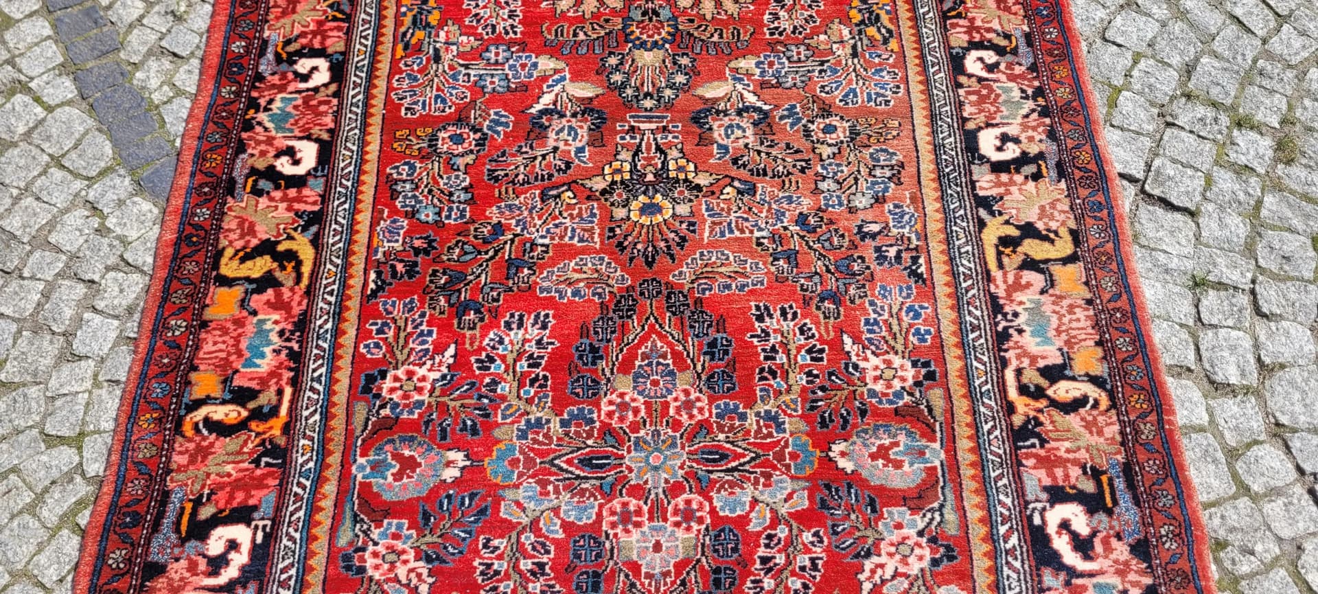 Dywan Sarough, 138x210 cm, multikolor, wełna, Iran, początek XX w. - 87922