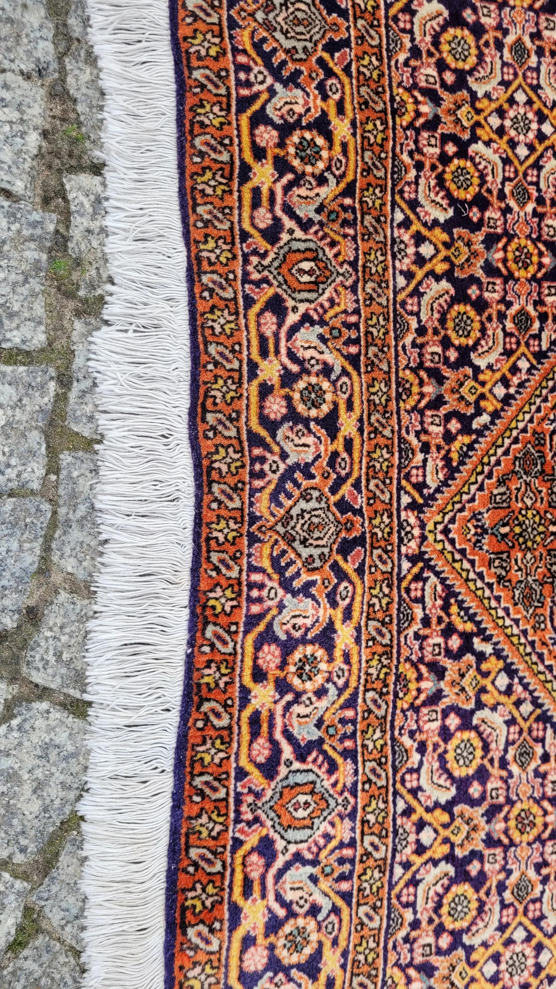 Rug Bidjar Takab 125x180 cm, maroon wool, Iran - 87850