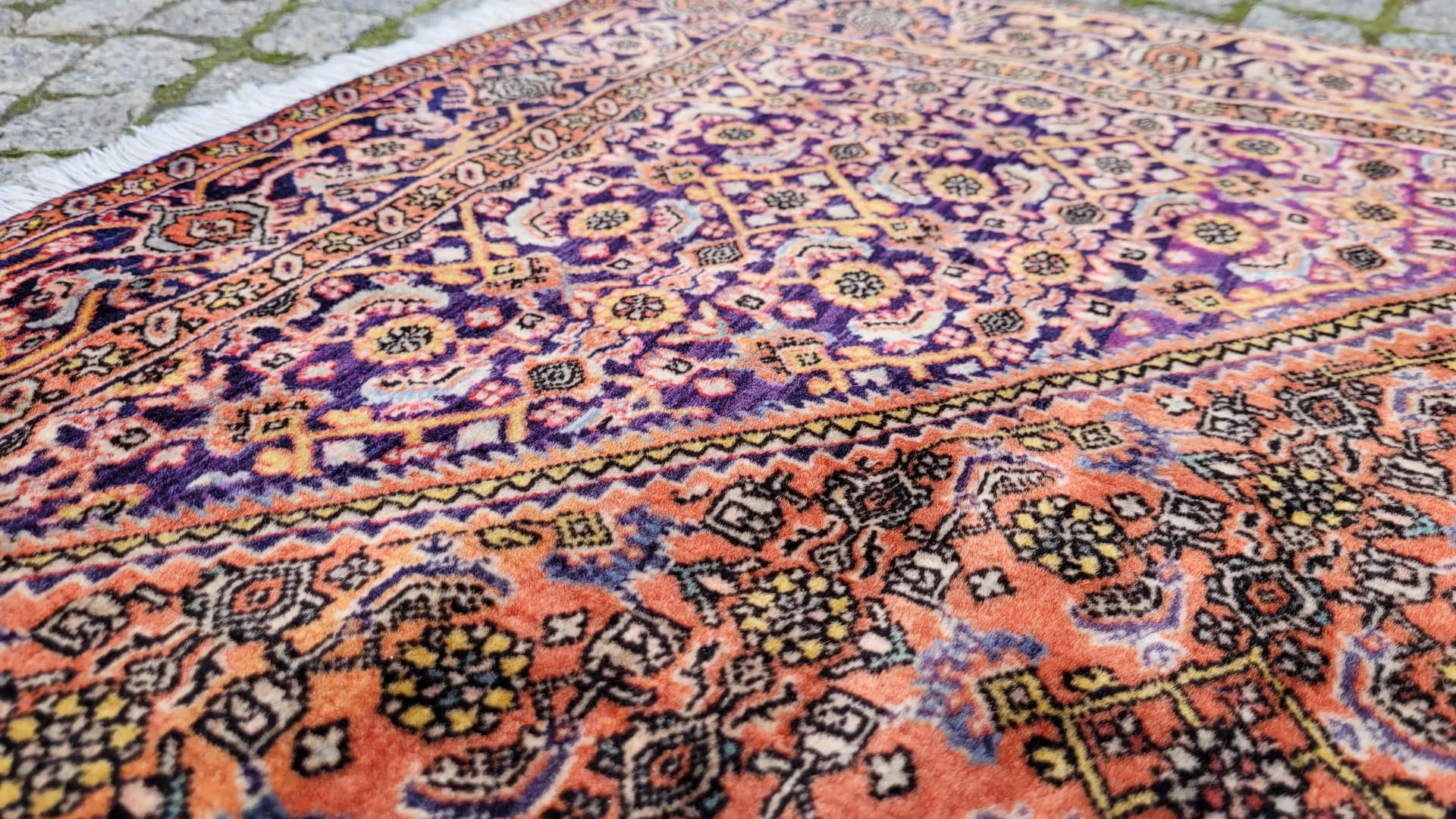 Rug Bidjar Takab 125x180 cm, maroon wool, Iran - 87847