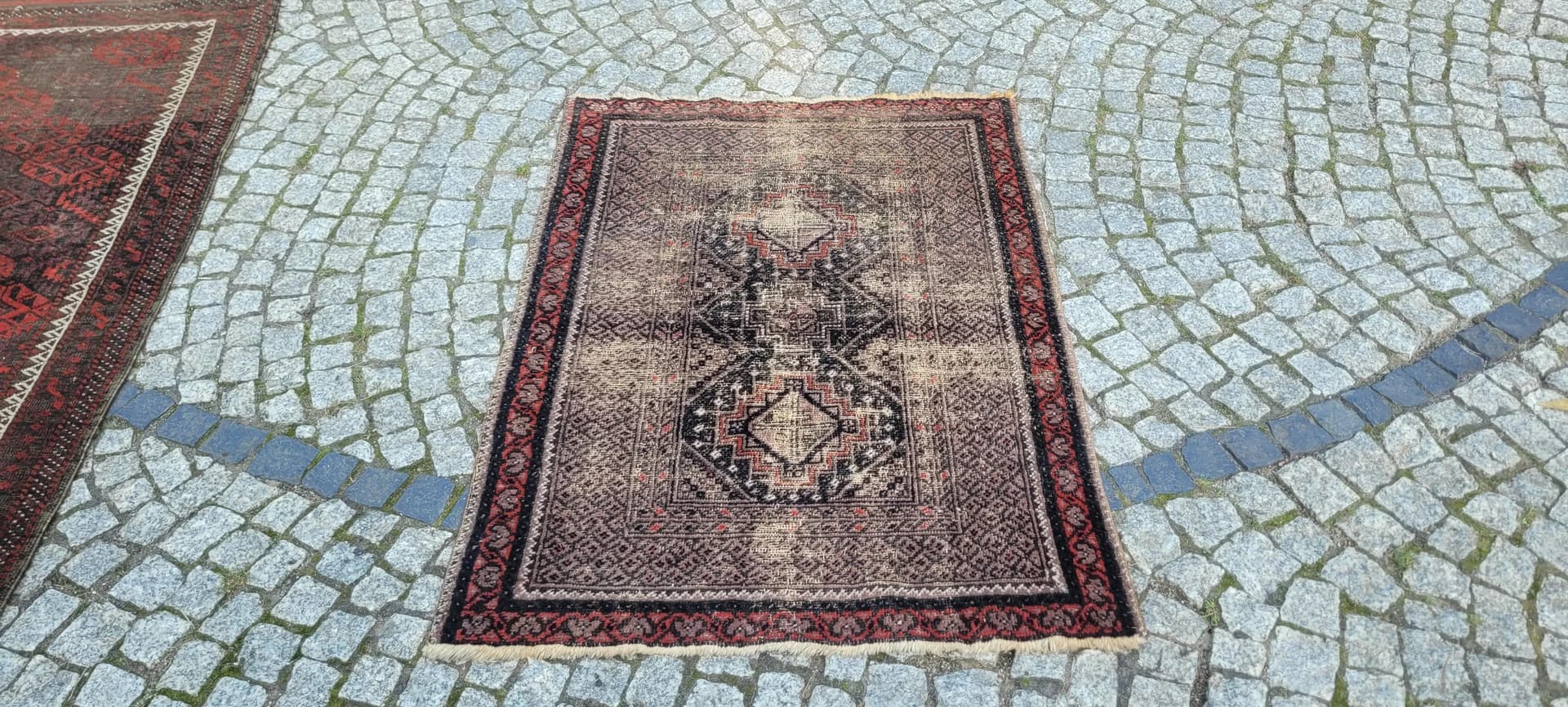 Dywan Beluch, 83x115 cm, brązowy, wełna, Iran, początek XX w. - 87814