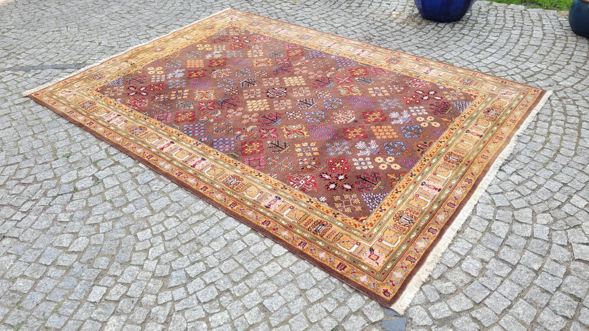 Dywan Dżuszegan 175x260 cm, multikolor, wełna, Iran, lata 60. - 87665