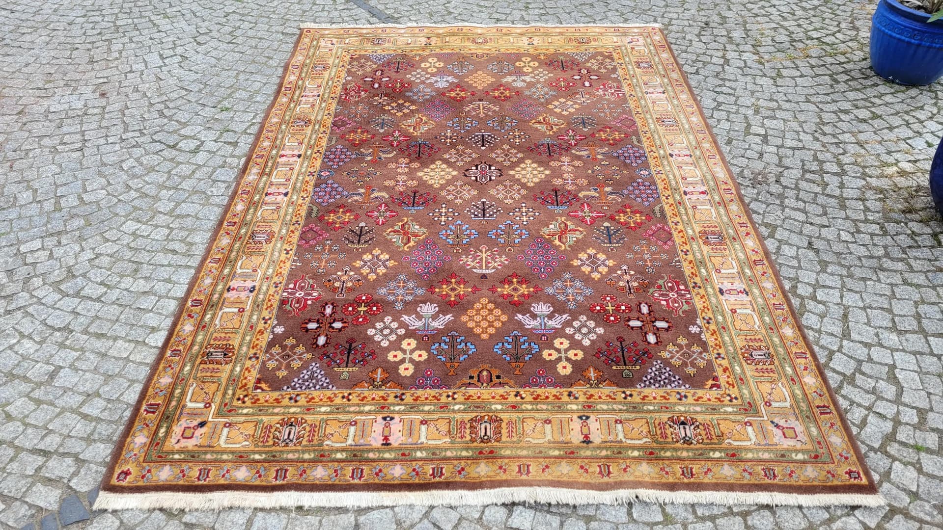 Dywan Dżuszegan 175x260 cm, multikolor, wełna, Iran, lata 60. - 87667