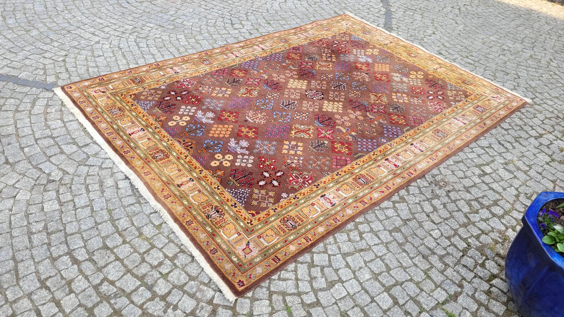 Dywan Dżuszegan 175x260 cm, multikolor, wełna, Iran, lata 60. - 87672